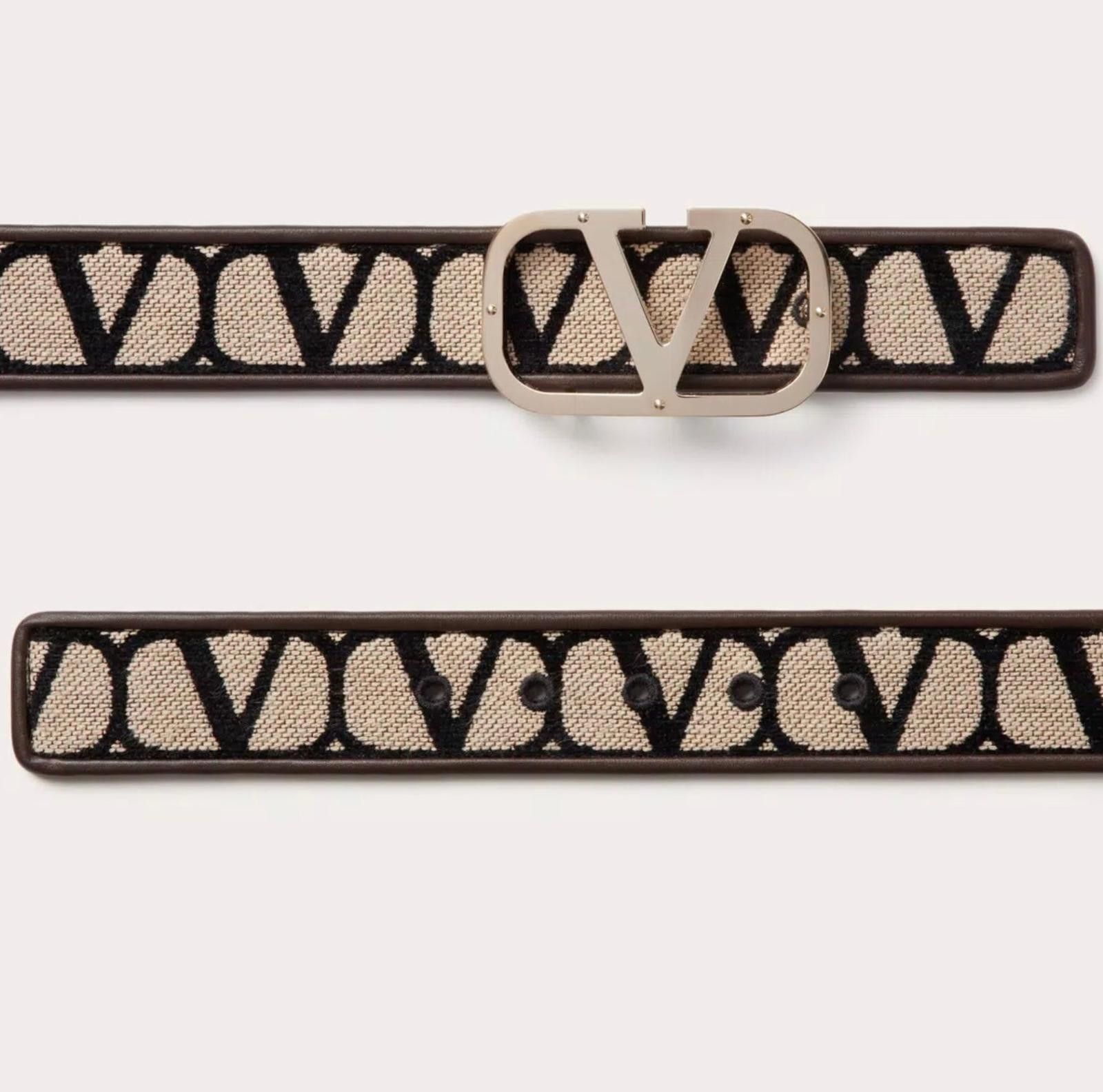 Valentino Valentino Toile Iconographe Belt Size 85 Size ONE SIZE - 3 Thumbnail