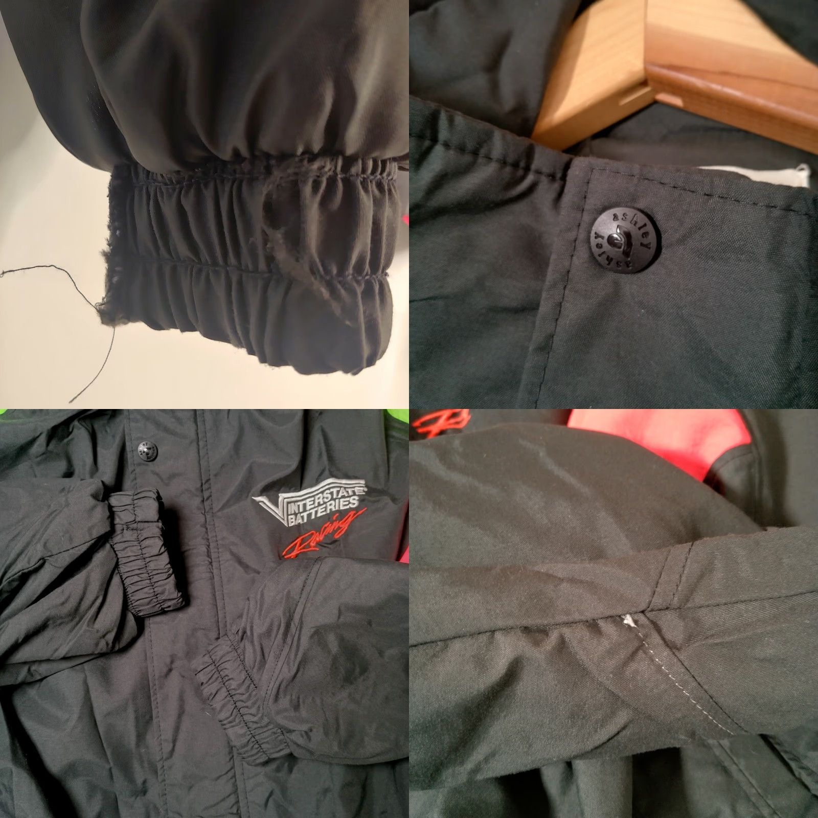 NASCAR VINTAGE Motorsport Traditions NASCAR Jacket XL Men Black Short Zip Joe Gibbs Racing Interstate Batteries 1/4 Zip Logo Embroidered Size US XL / EU 56 / 4 - 10 Thumbnail