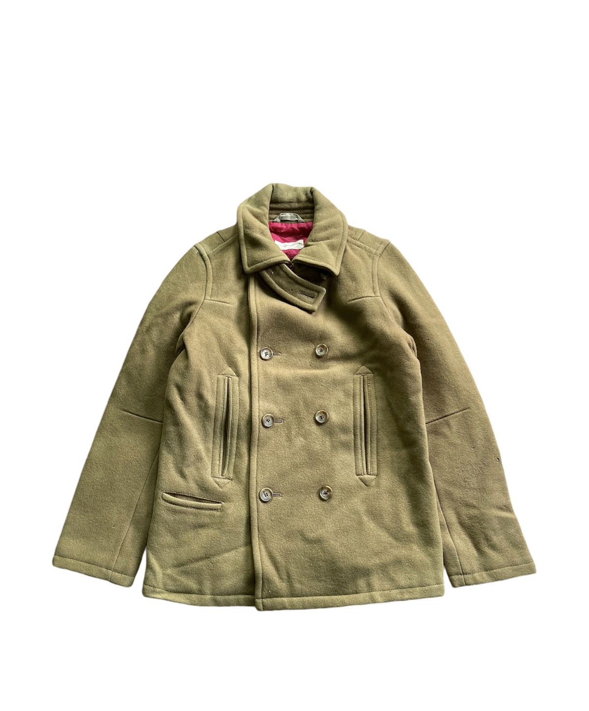 Issey Miyake Tsumori Chisato Wool Double Breasted Jacket Size US S / EU 44-46 / 1 - 1 Thumbnail