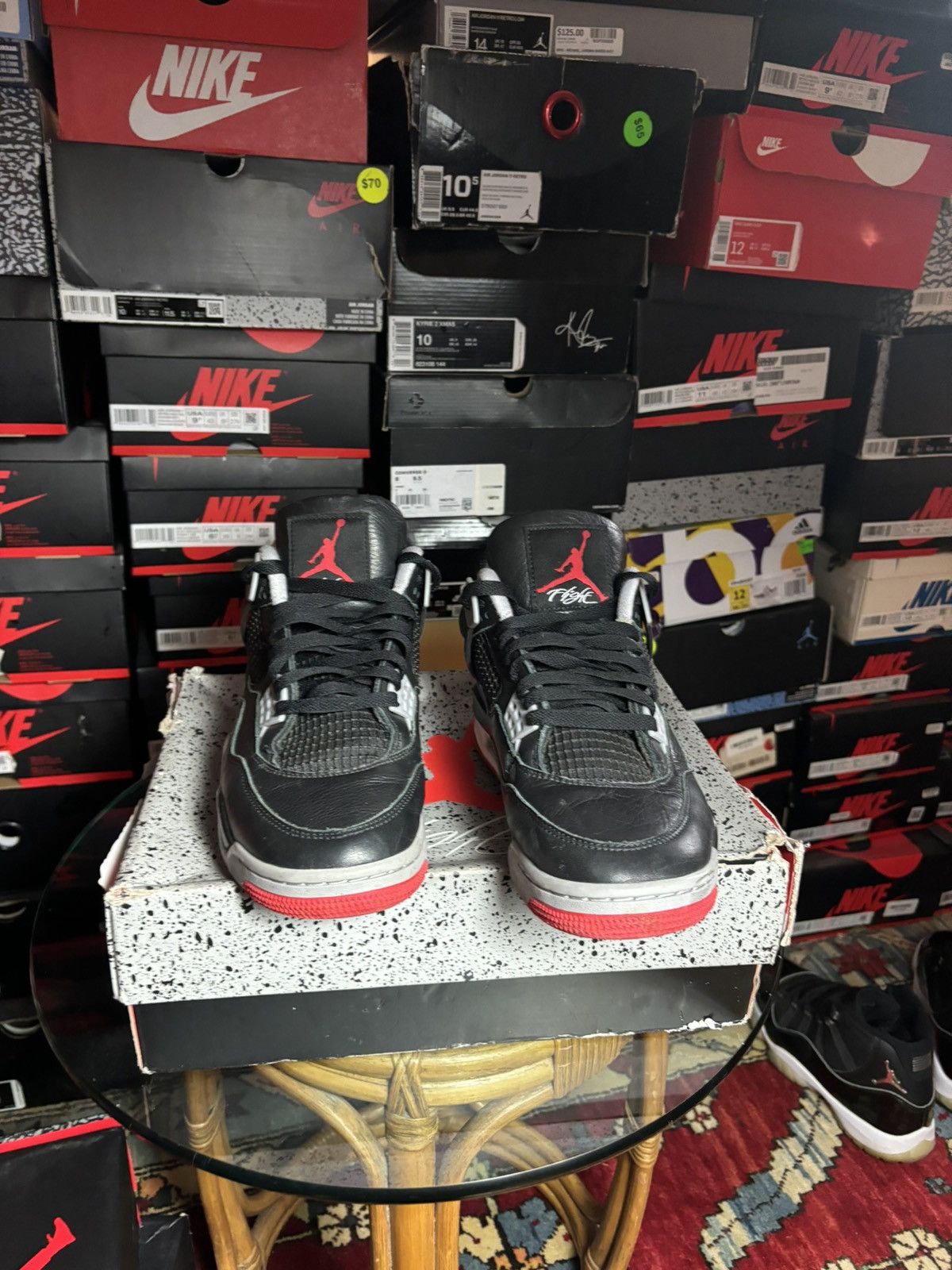 Jordan Brand Jordan 4 bred reimagined size 8.5 Size US 8.5 / EU 41-42 - 8 Thumbnail