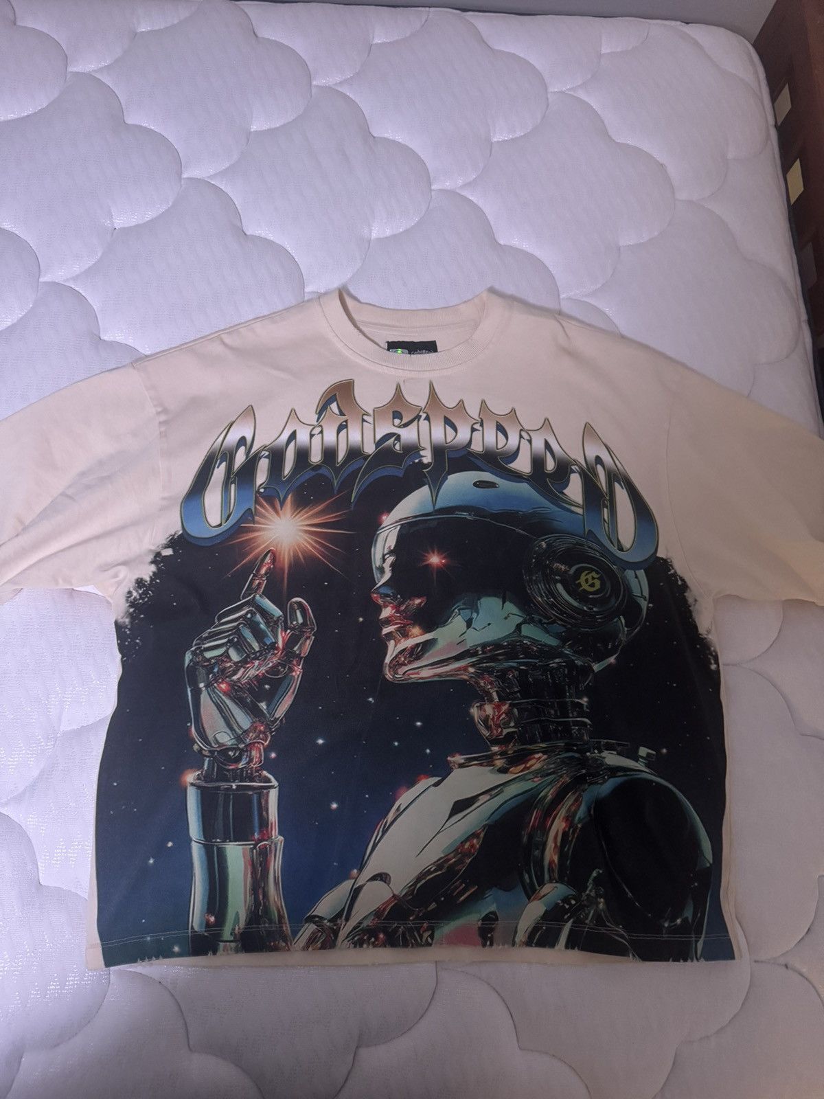 Godspeed Godspeed Sputnik Moment tee Bone Size US M / EU 48-50 / 2 - 1 Thumbnail