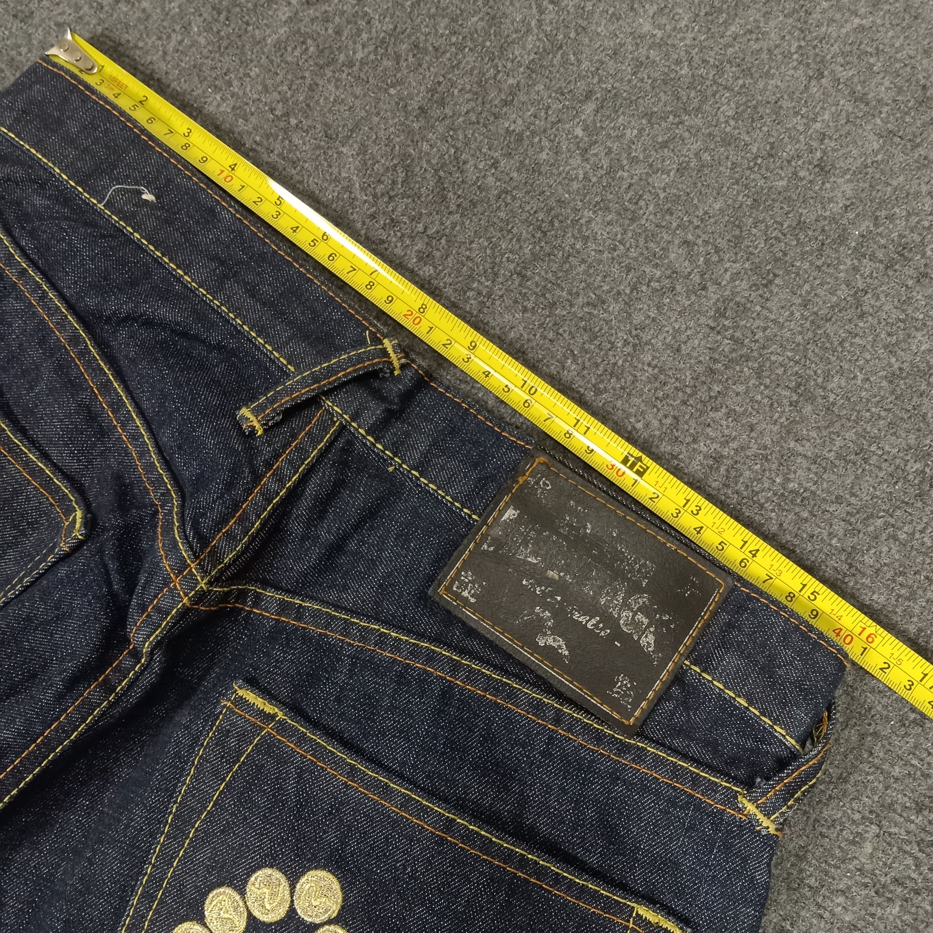 Japanese Brand × Vintage Evisu Japanese Brand Daicock Custom Art Denim Jeans Size US 31 - 9 Thumbnail