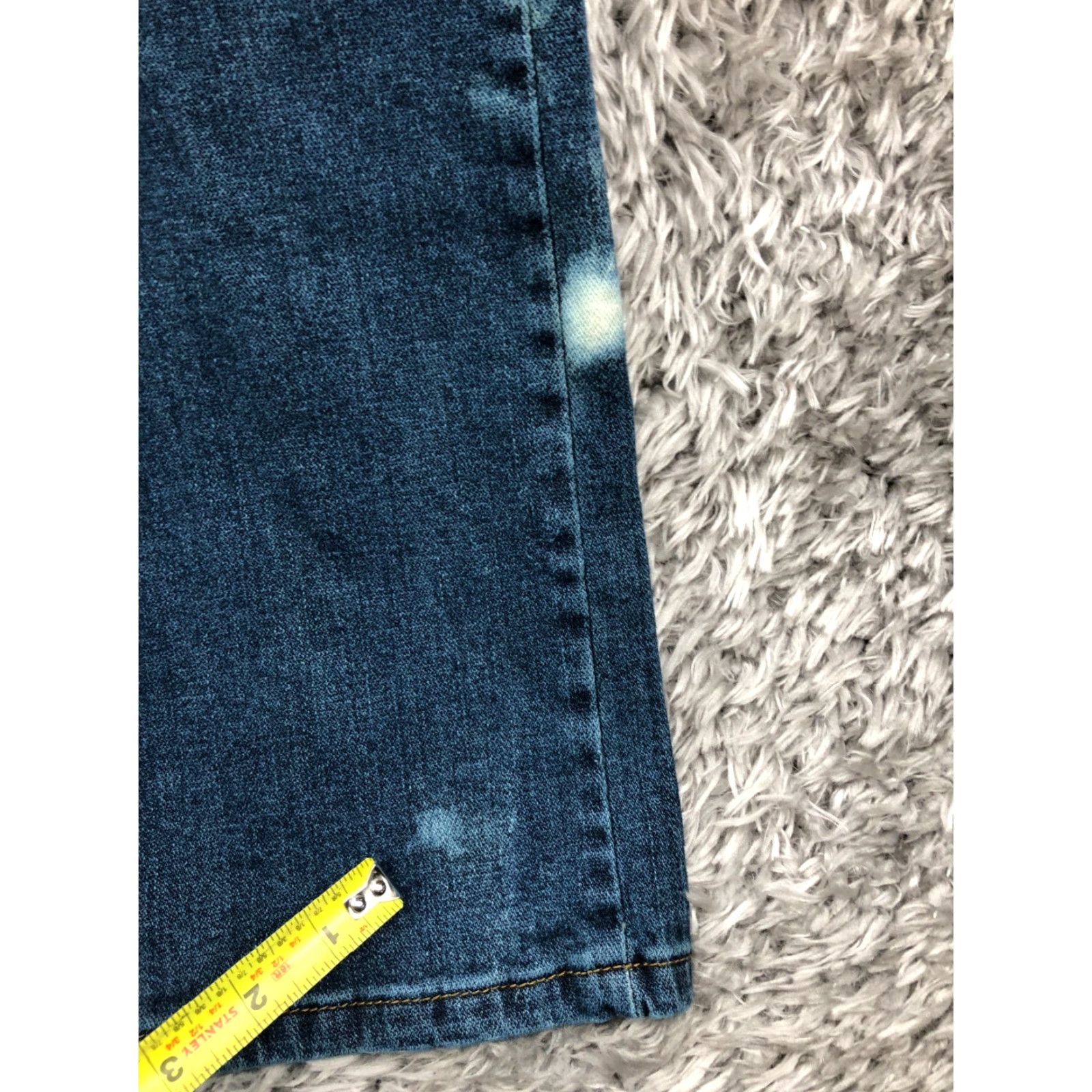 Wrangler Wrangler Slim Straight Jeans Size 38x32 Mens Mid Blue Wash Jeans Size US 38 / EU 54 - 5 Thumbnail