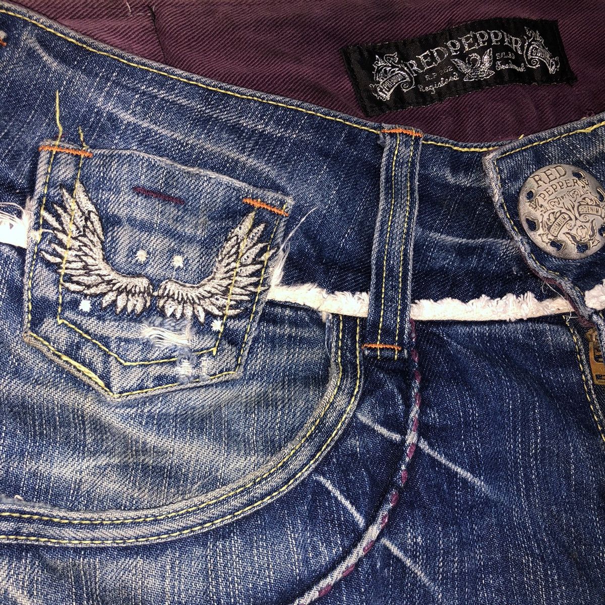 Blue Blue Japan × Designer × Japanese Brand Vintage Red Pepper Gold Label R.P 262, L.B.D Size US 30 / EU 46 - 18 Thumbnail
