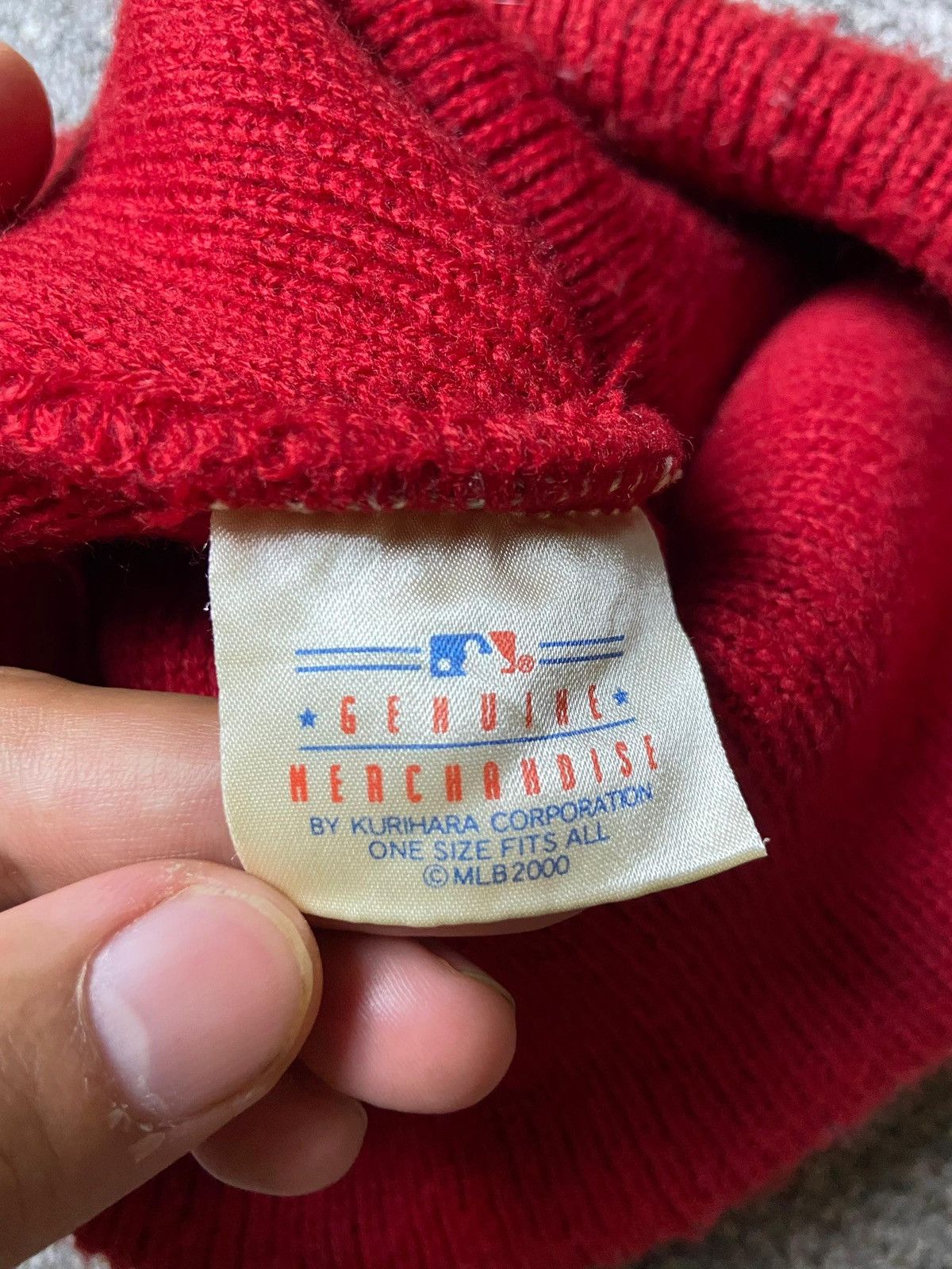 Japanese Brand × MLB × Vintage Vintage MLB Knitted Beanie Hat (129) Size ONE SIZE - 6 Thumbnail