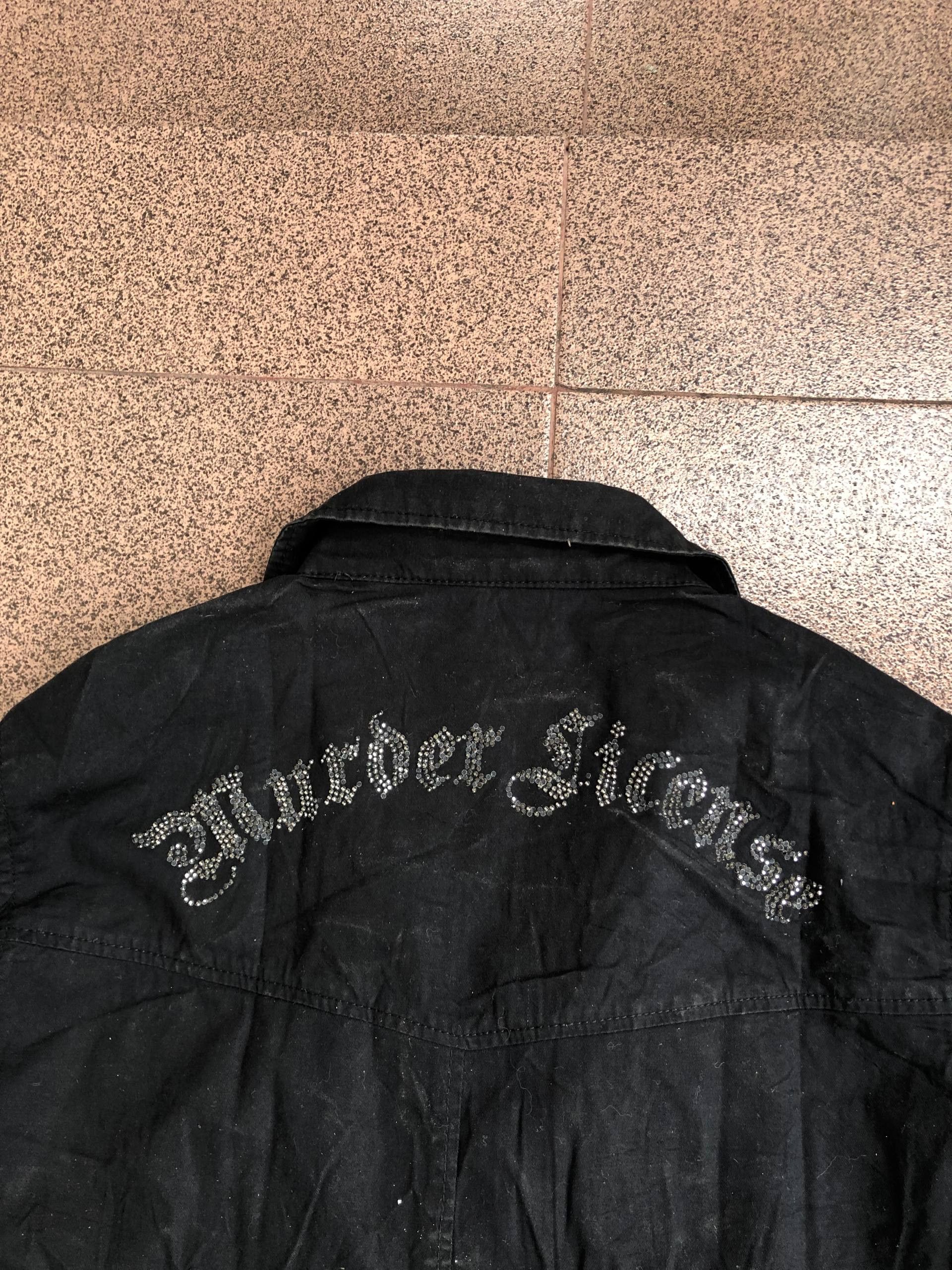 If Six Was Nine 2000s Murder Silence Zipper Studded Jacket Size US M / EU 48-50 / 2 - 6 Thumbnail