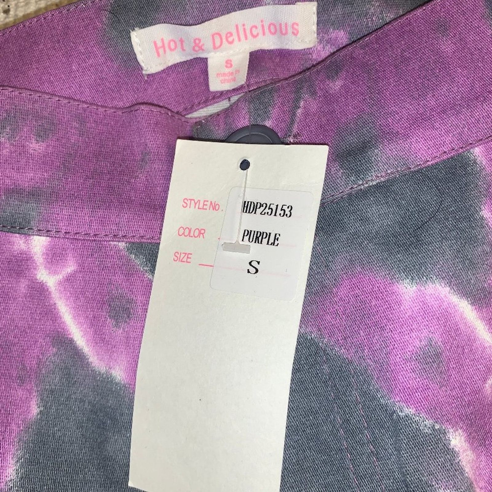 Other NWT Y2K TIE DYE BUCKLED O RING CARGO UTILITY PANTS Size 28" / US 6 / IT 42 - 5 Thumbnail
