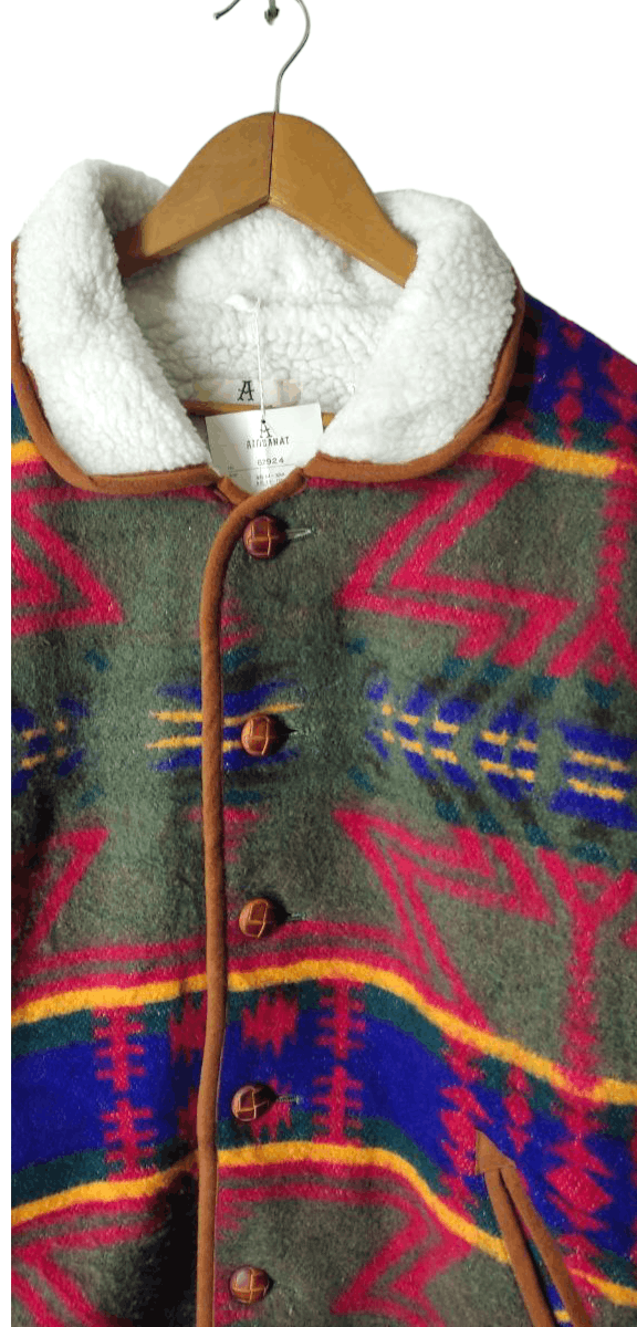 Japanese Brand VINTAGE ARTISANAT BNWT WOOL FLEECE JACKET Size US L / EU 52-54 / 3 - 2 Thumbnail