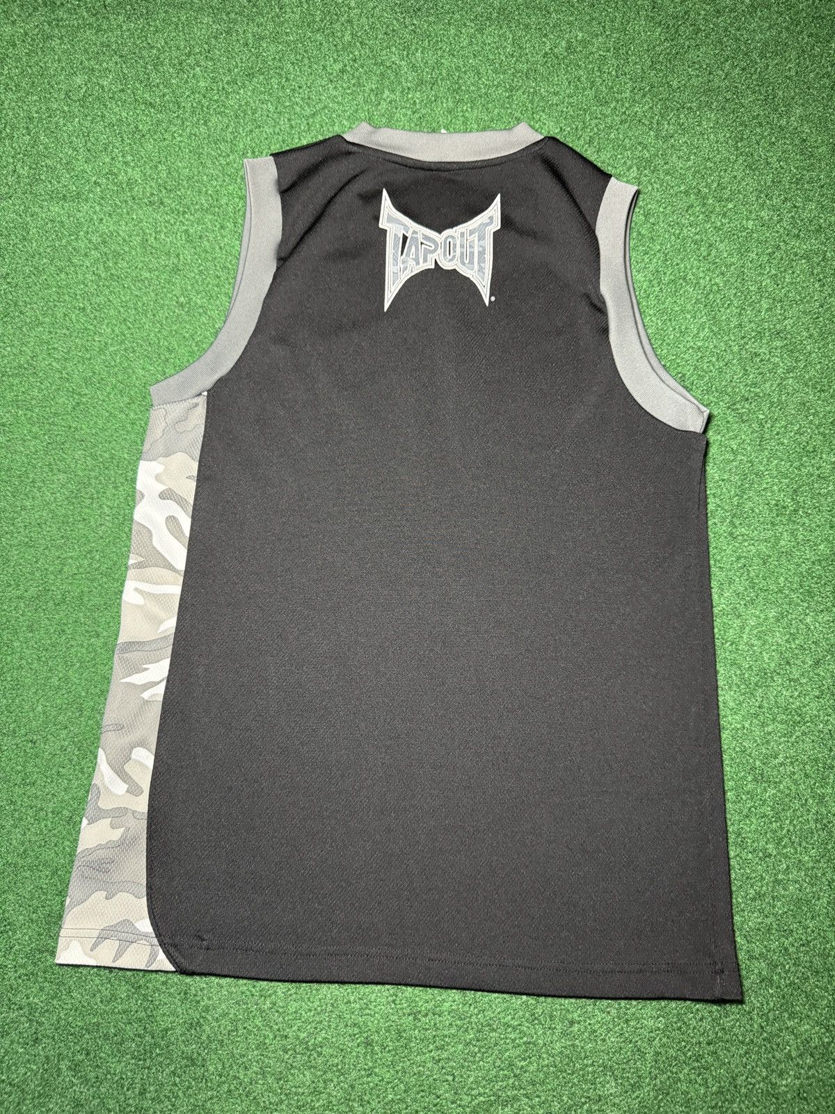 Vintage Y2K Tap Out John Cena MMA Elite Grunge Black Tank Top Size US M / EU 48-50 / 2 - 4 Thumbnail