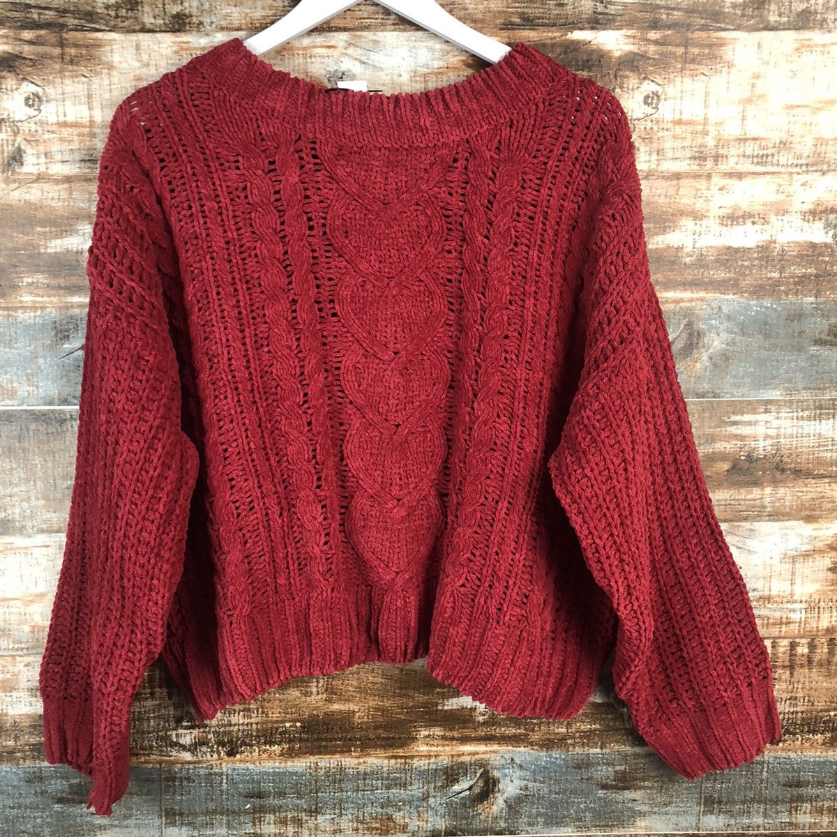 Homespun Knitwear × Japanese Brand Japanese Brand Red Knitwear #A2005 Size M / US 6-8 / IT 42-44 - 3 Thumbnail