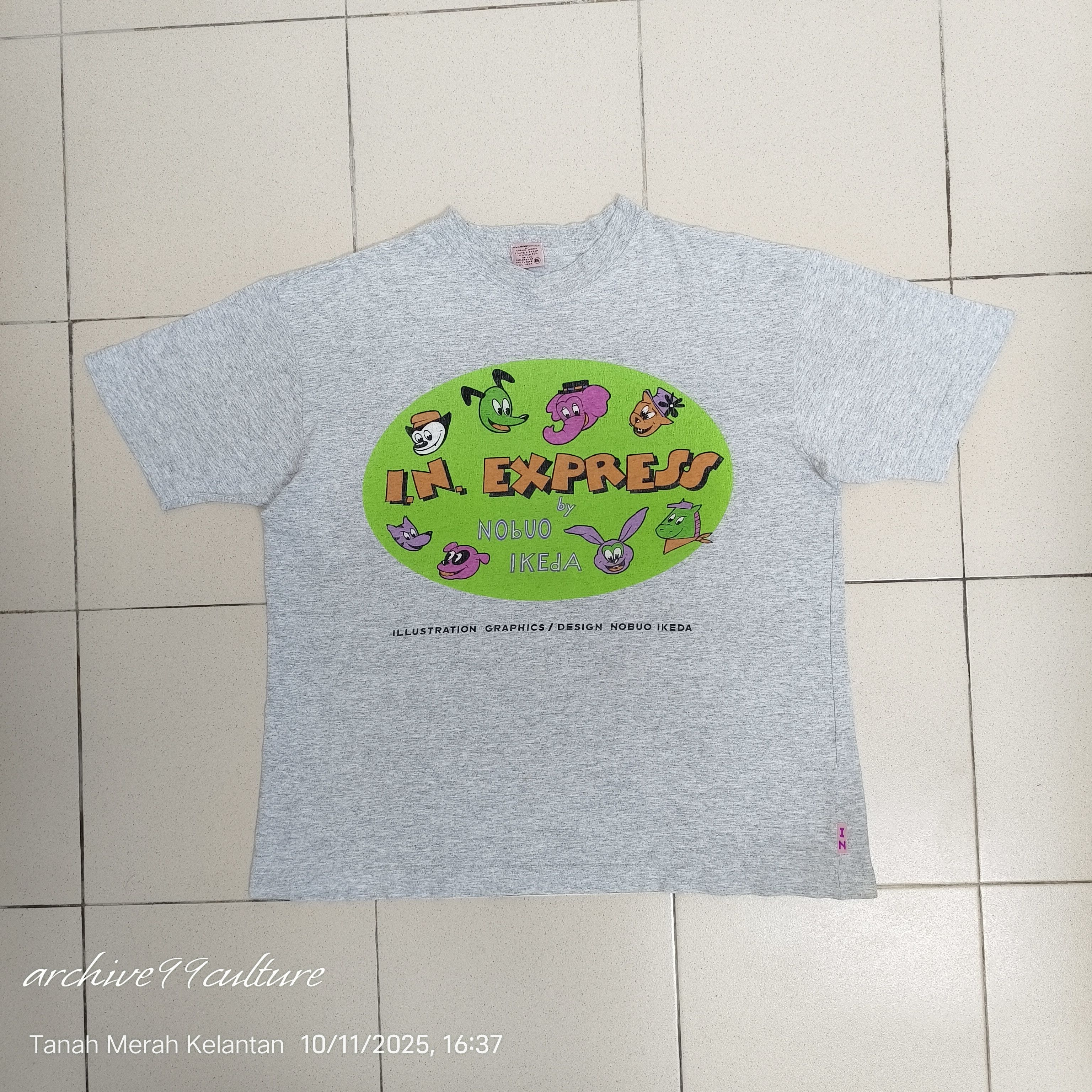 Mostly Heard Rarely Seen Vintage 90's Art i.n Express by Nobuo Ikeda tee Size US L / EU 52-54 / 3 - 1 Thumbnail