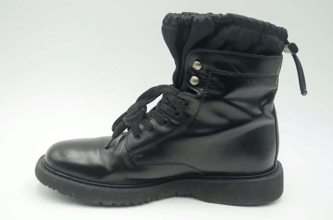 Prada Prada high-top double leather black men's 42 boots Size US 9 / EU 42 - 5 Thumbnail