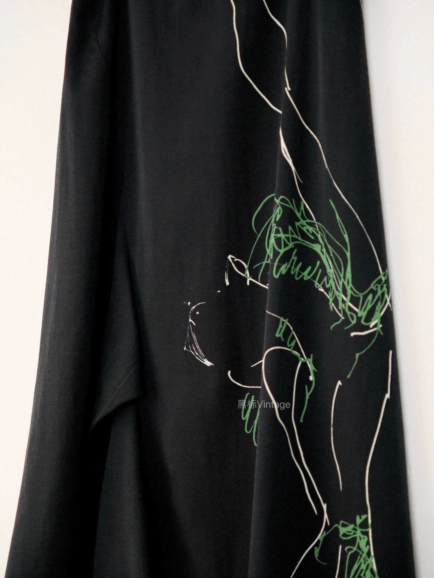 Yohji Yamamoto YohjiYamamoto20AWVintageAbstractAsymmetricSkirt Size 26" / US 2 / IT 38 - 6 Thumbnail