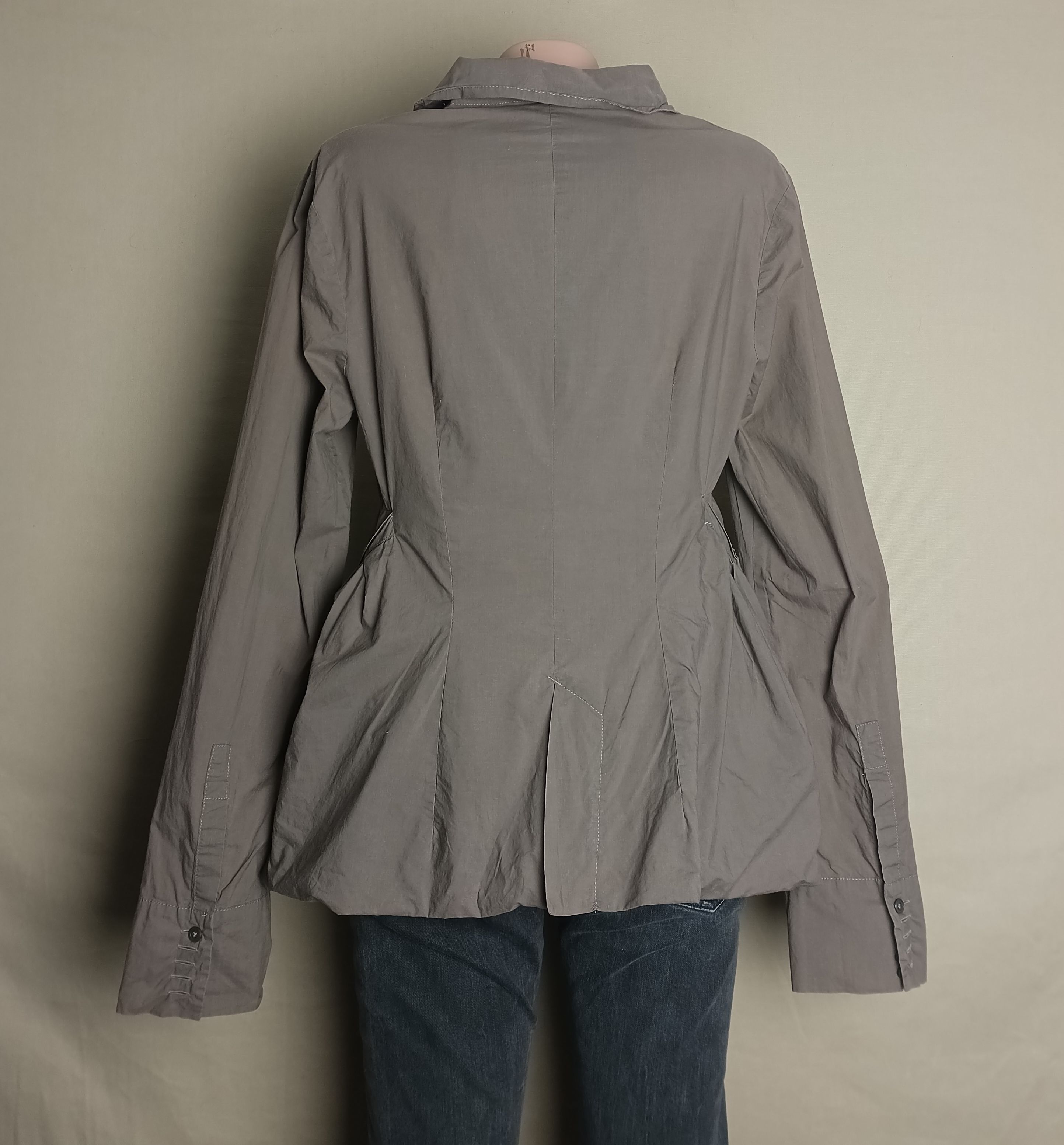 Rundholz RUNDHOLZ Olive Shirt Asymmetric Blouse Black Label Size S Size S / US 4 / IT 40 - 4 Thumbnail
