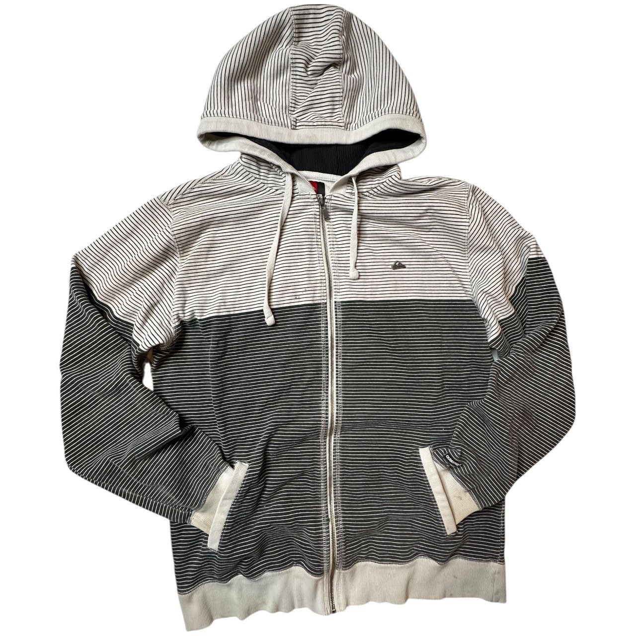 Quiksilver Vintage Y2K QuickSilver Surf Zip Up Hooded Jacket Size XL Size US XL / EU 56 / 4 - 1 Thumbnail