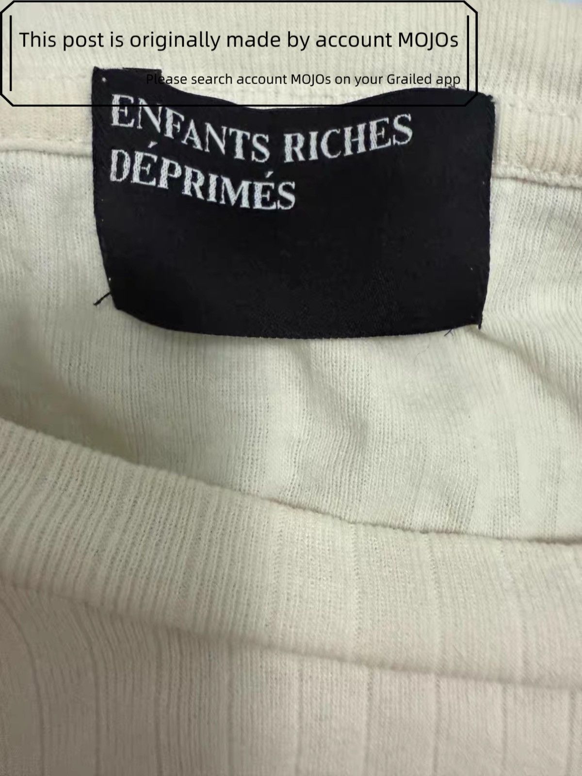 Enfants Riches Deprimes Sz L Enfants Riches Deprimes Joint Patches Writing L/S Tee Size US L / EU 52-54 / 3 - 5 Thumbnail