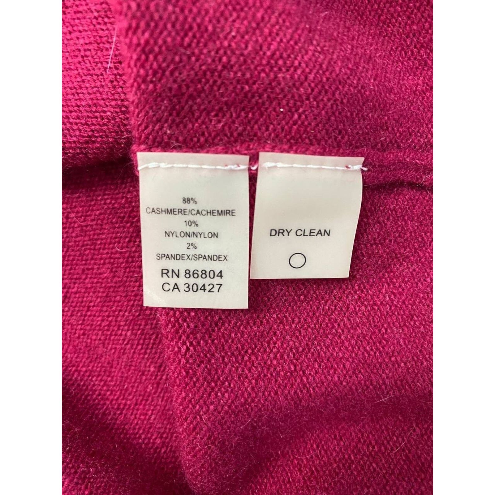 Magaschoni Magaschoni Women Cashmere Magenta Sweater Size Large A000482 Size L / US 10 / IT 46 - 5 Thumbnail