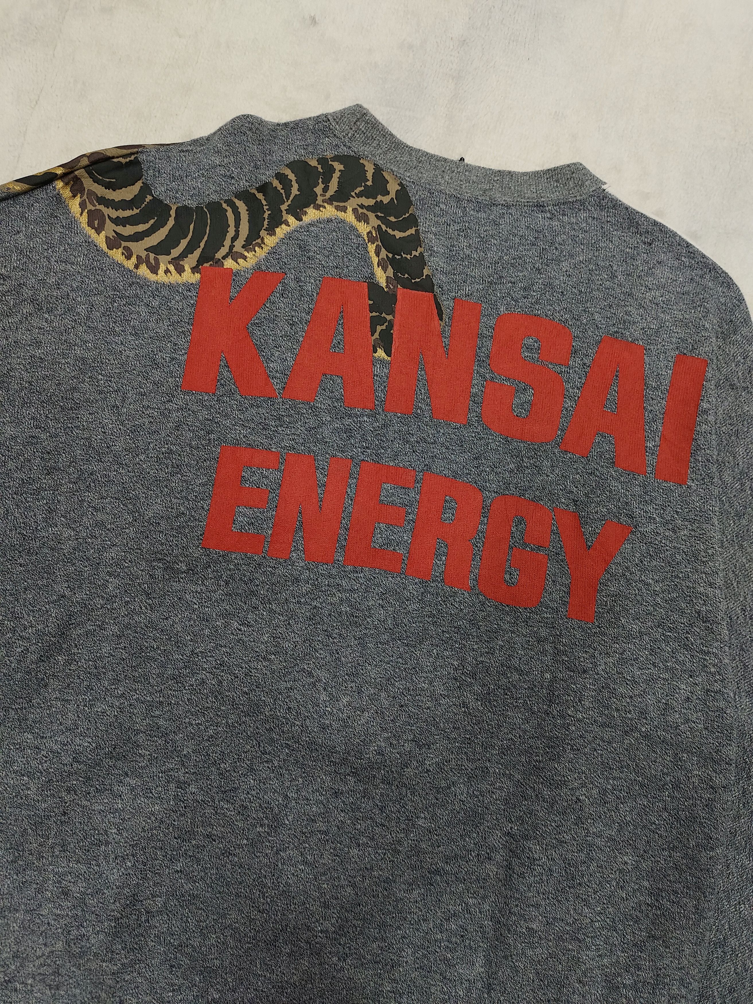 Kansai Yamamoto 80s Kansai O2 Archive Asymmetric Tiger Art Graphic Sweatshir Size US M / EU 48-50 / 2 - 6 Thumbnail