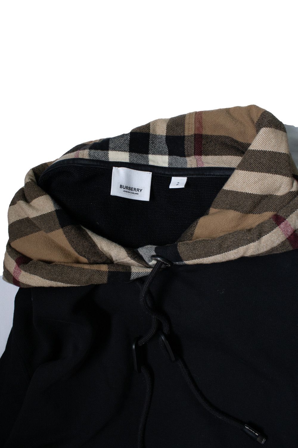 Burberry Burberry, black hoodie with checkered print Size S / US 4 / IT 40 - 7 Thumbnail