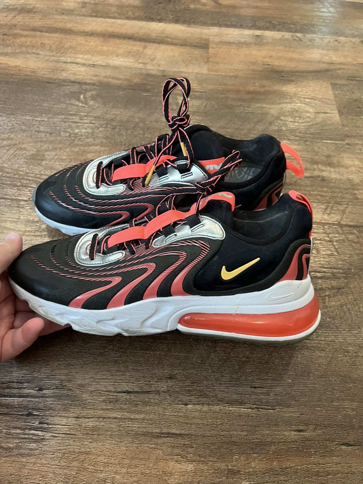 Nike Nike Air Max 270 REACT ENG CW7302-001 Men’s Size 8.5 Black Size US 8.5 / EU 41-42 - 6 Thumbnail