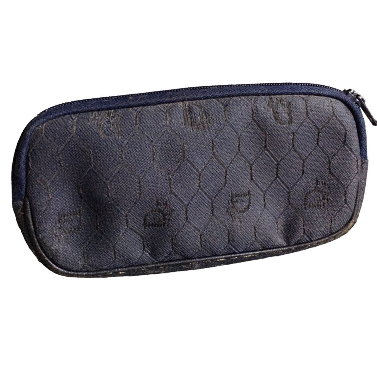 Dior × Vintage Christian Dior Canvas Monogram Vintage Clutch Travel Bag Size ONE SIZE - 2 Thumbnail