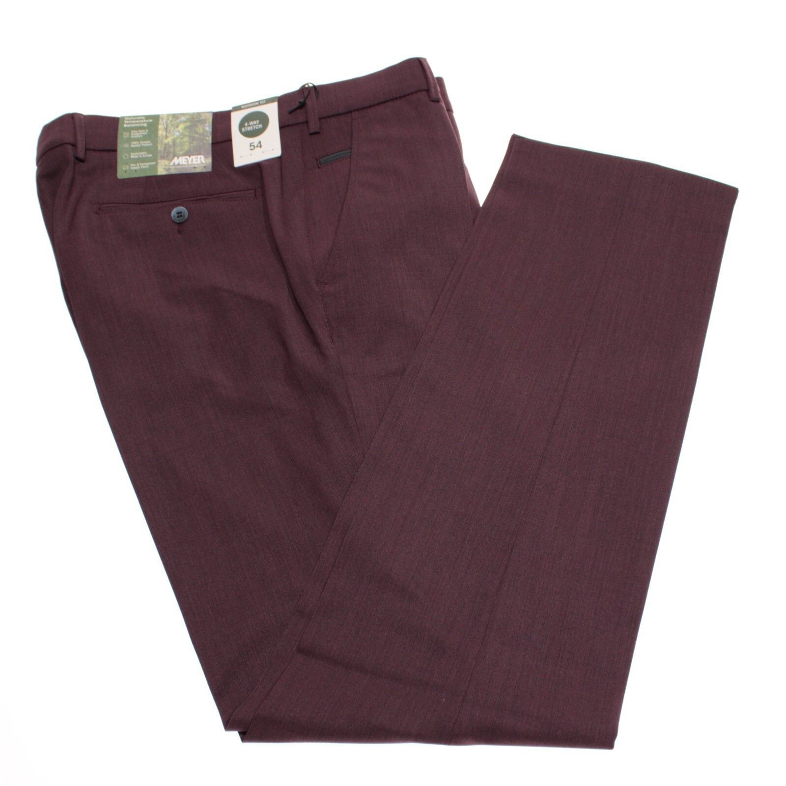 Other Meyer New with tags Dress Pants Size 38 US In Purple Size US 38 / EU 54 - 2 Thumbnail