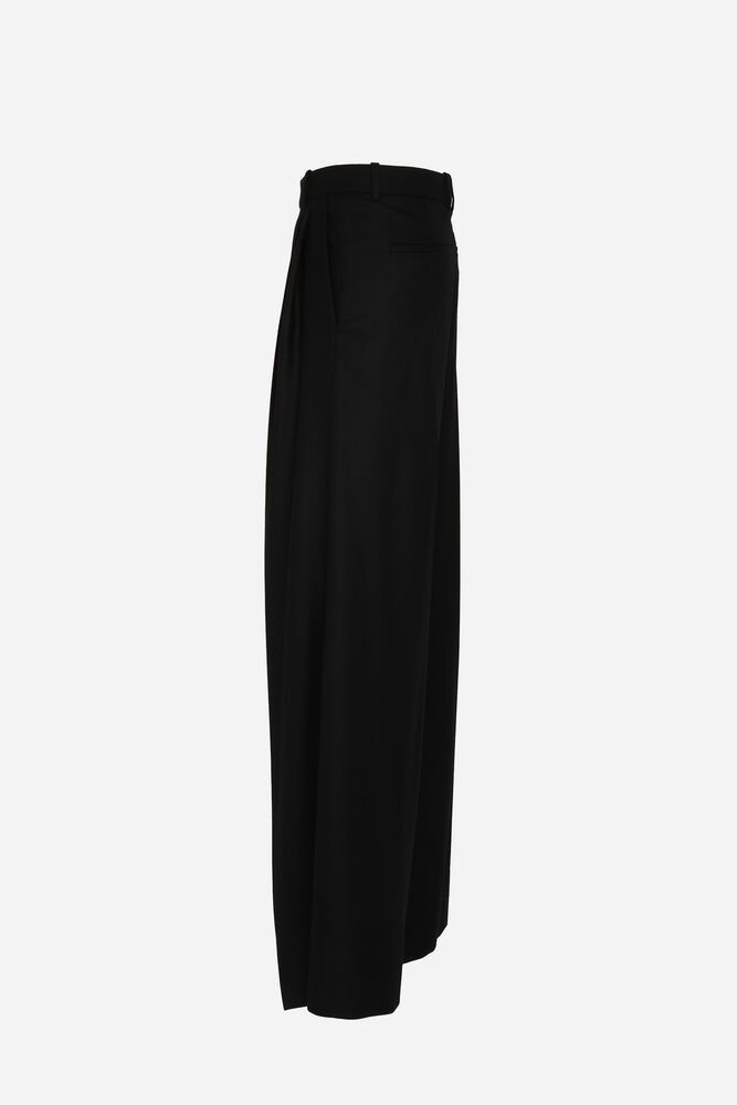 Saint Laurent Paris o1b1hav111125 791462 Pantalon Taille in Noir Size 27" / US 4 / IT 40 - 3 Thumbnail