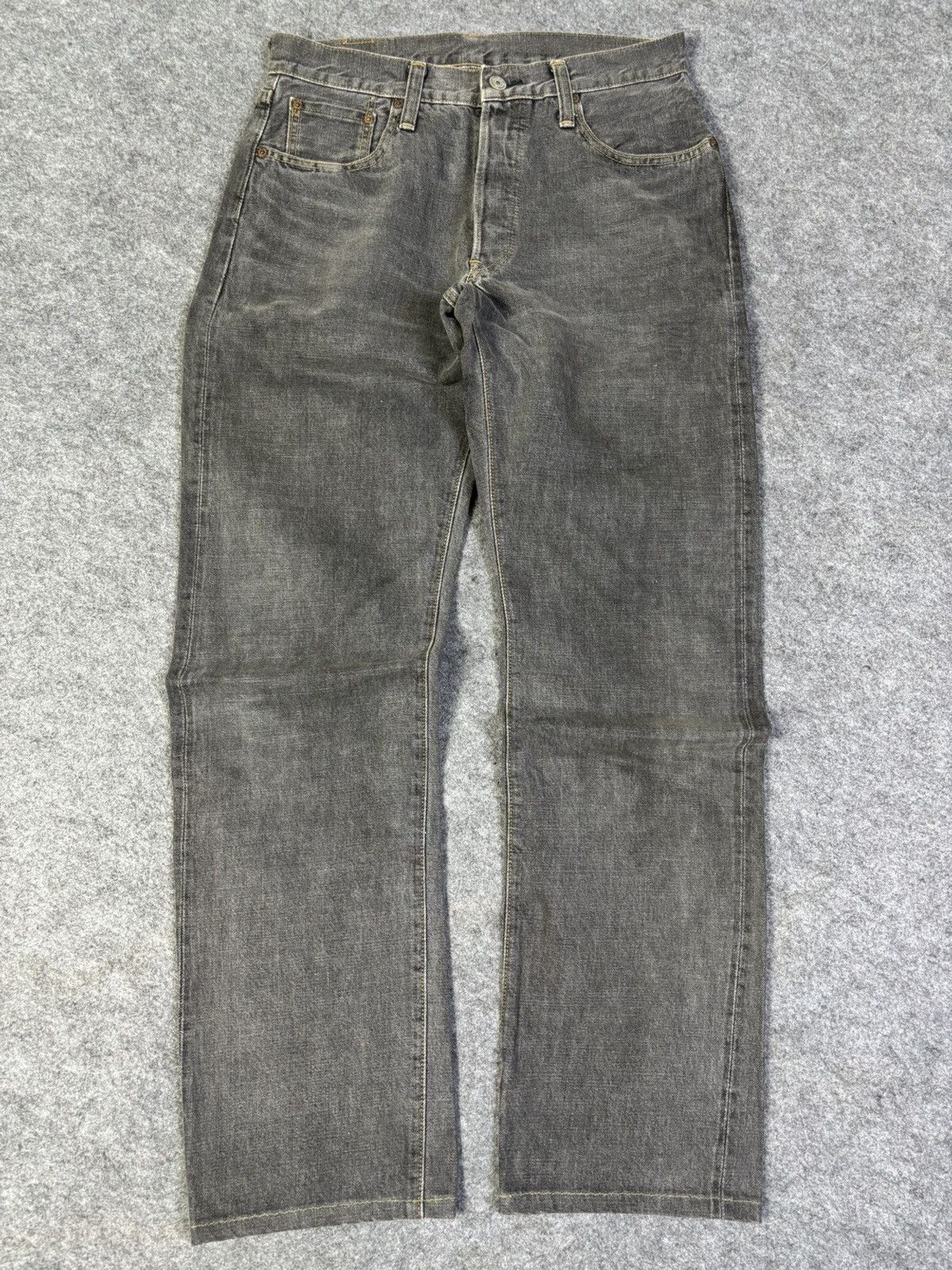 Japanese Brand Vintage John Bull Japan Black Wash Selvedge Denim K168 Size US 30 / EU 46 - 17 Thumbnail
