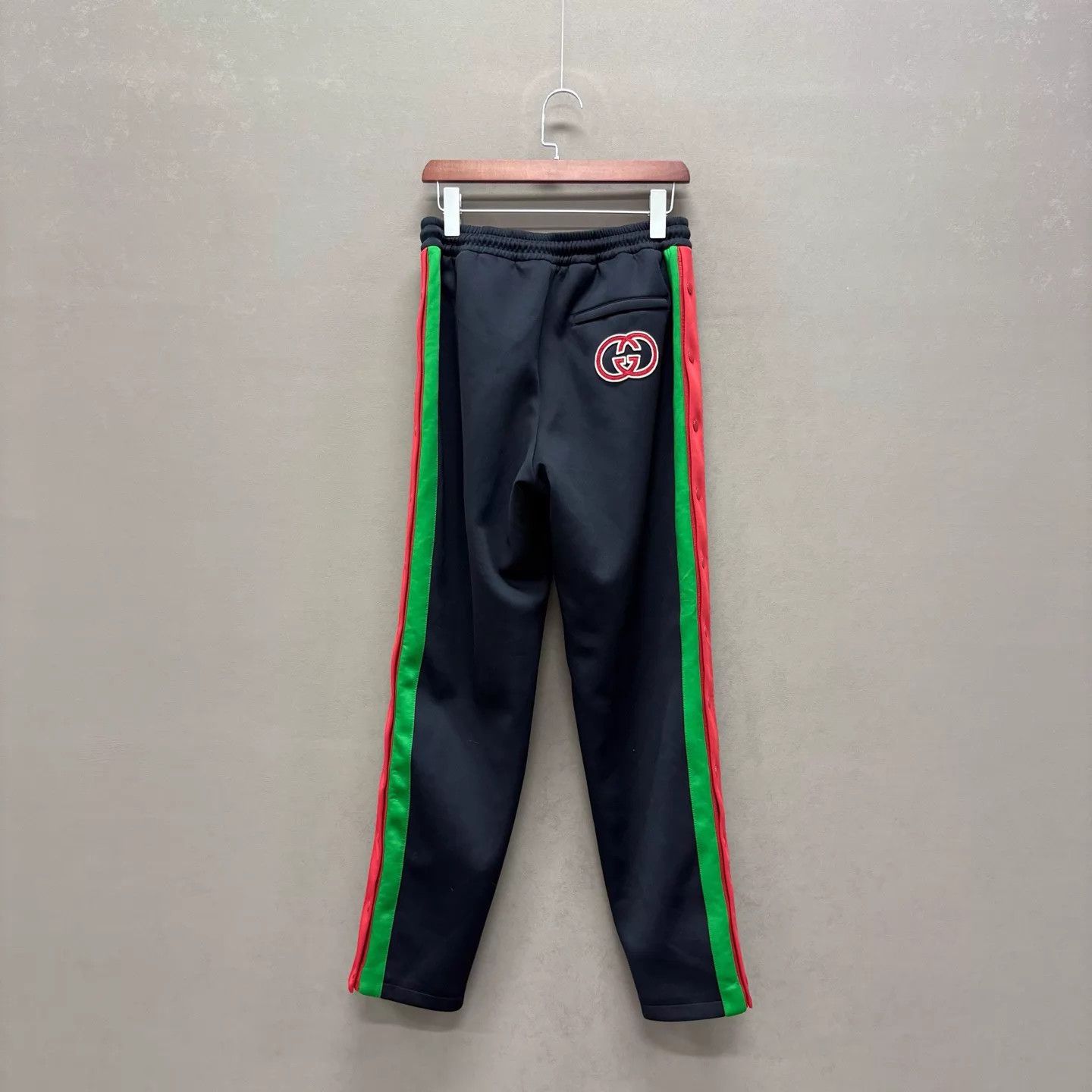 Gucci GUCCI striped colorblock drawstring knit track pants M Size 27" / US 4 / IT 40 - 2 Thumbnail