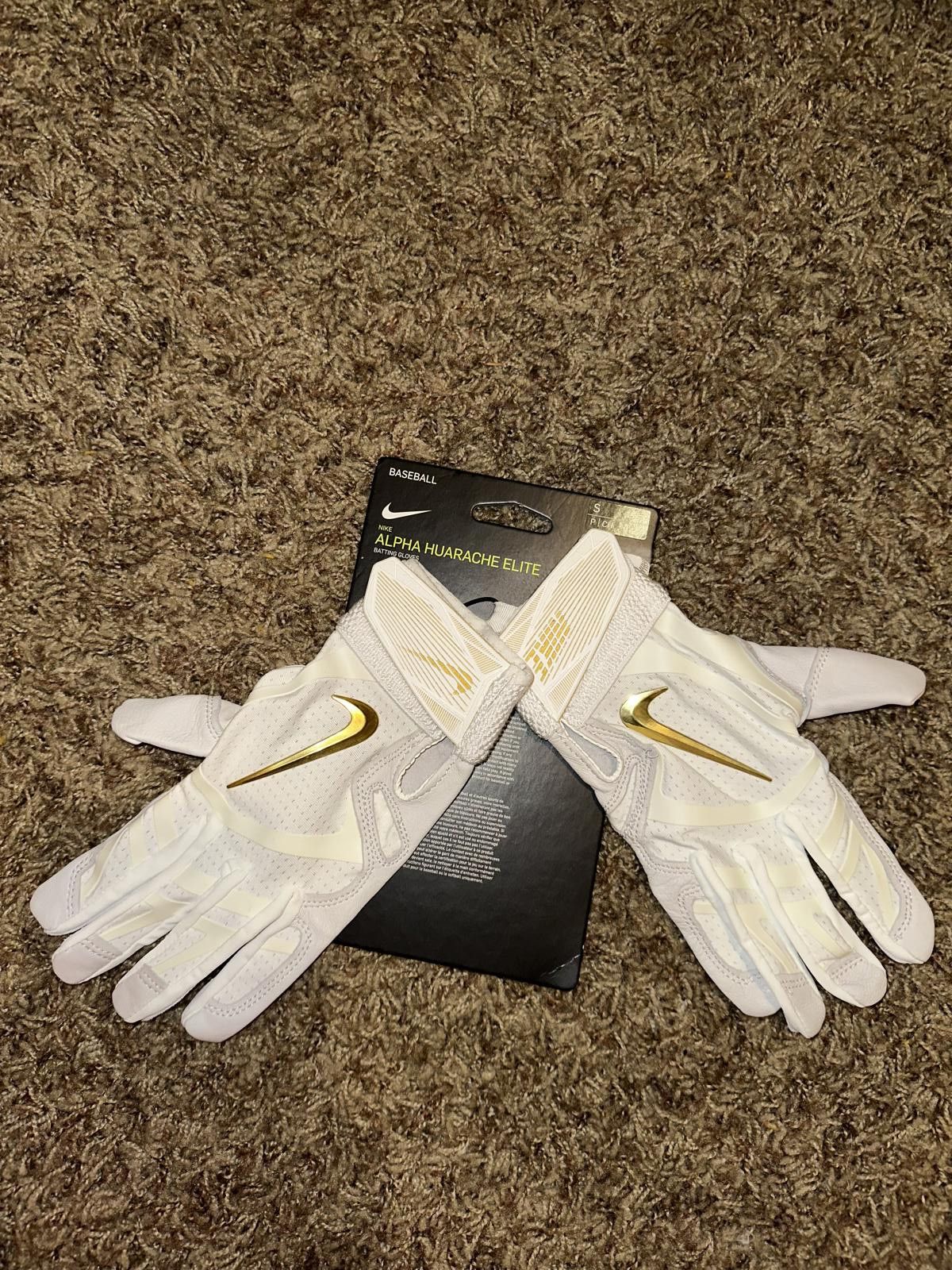 Nike Nike Alpha Huarache Elite Batting Gloves Size ONE SIZE - 2 Thumbnail