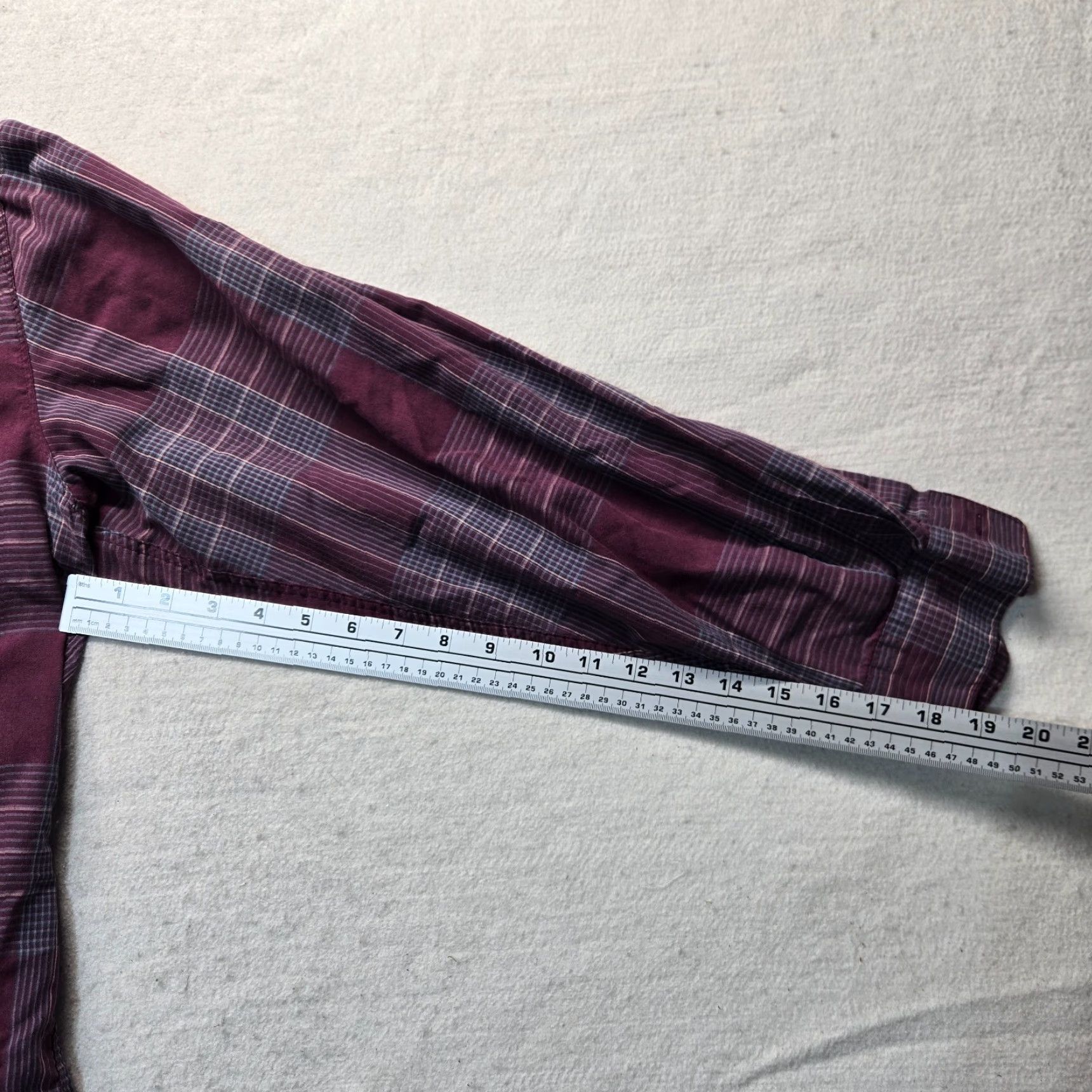Vintage HENRY GRETHAL Purple Plaid Dress Shirt Button-Down Long Sleeve Adult Men L Purple Shirt Dress Shirt Mens L Plaid Button-Down Long Sleeve Size 42R - 5 Thumbnail