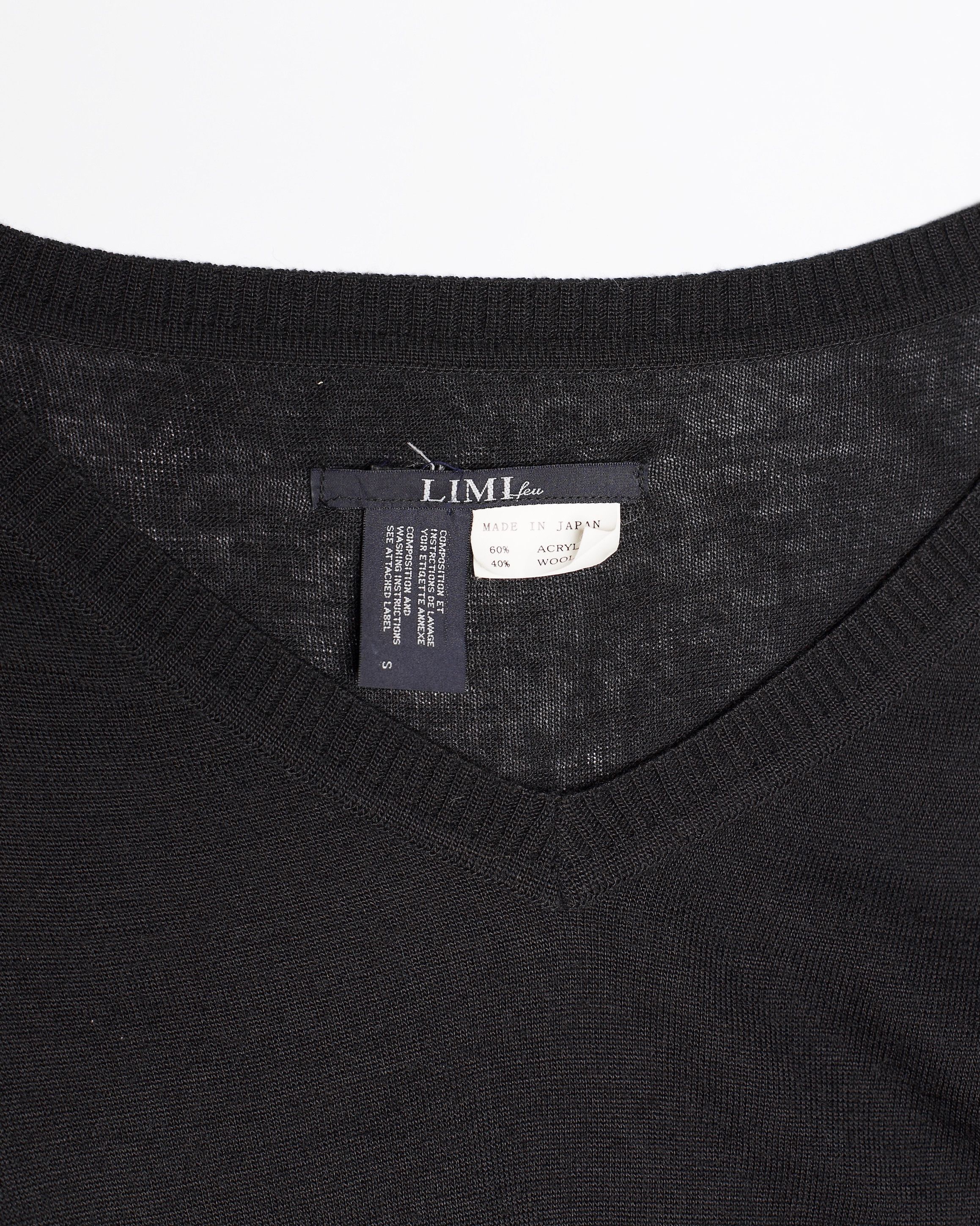 Limi Feu Limi Feu V Neck Knit Sweater Size US S / EU 44-46 / 1 - 5 Thumbnail