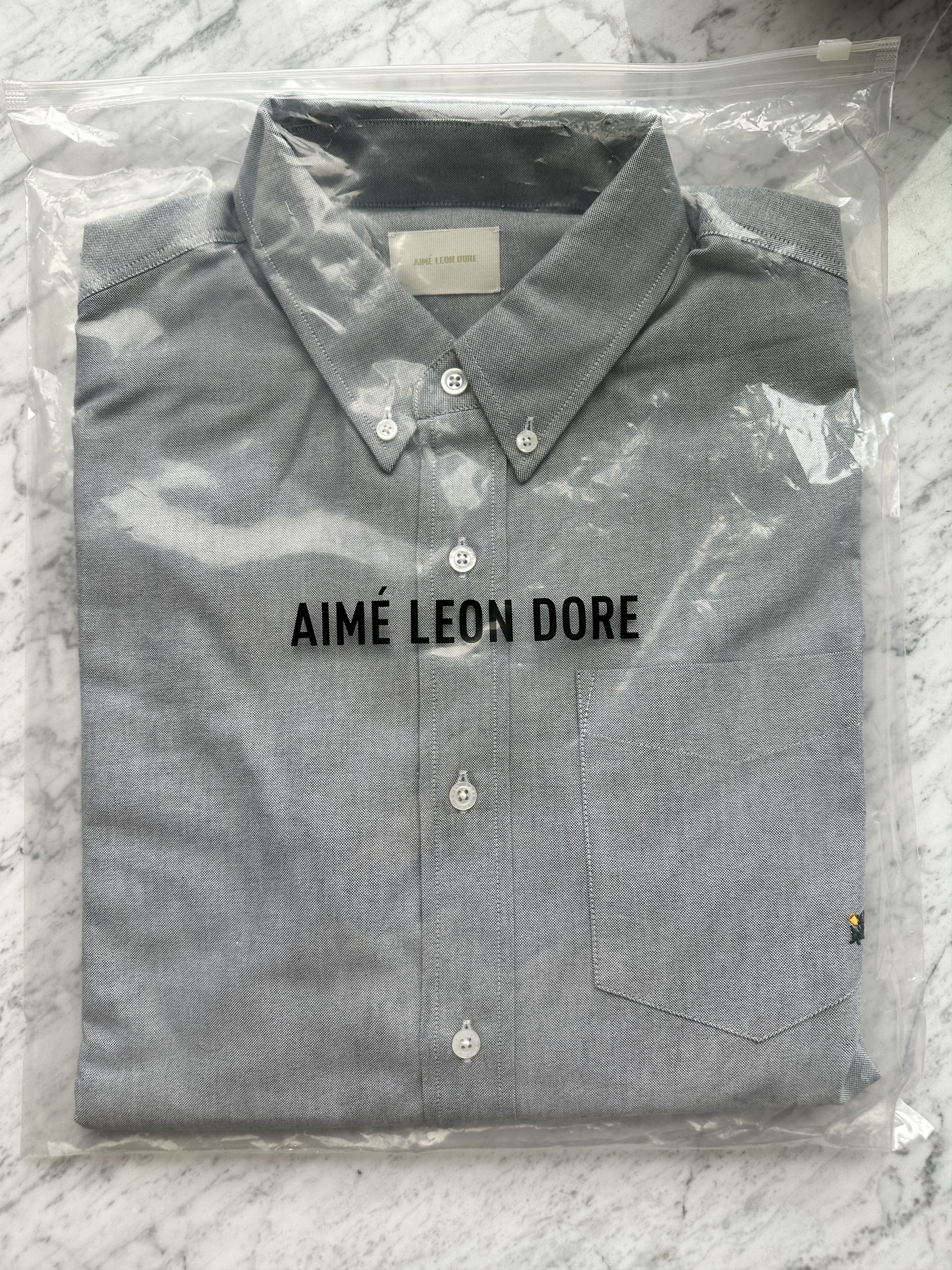 Aime Leon Dore Crest Oxford Shirt Size US L / EU 52-54 / 3 - 2 Thumbnail