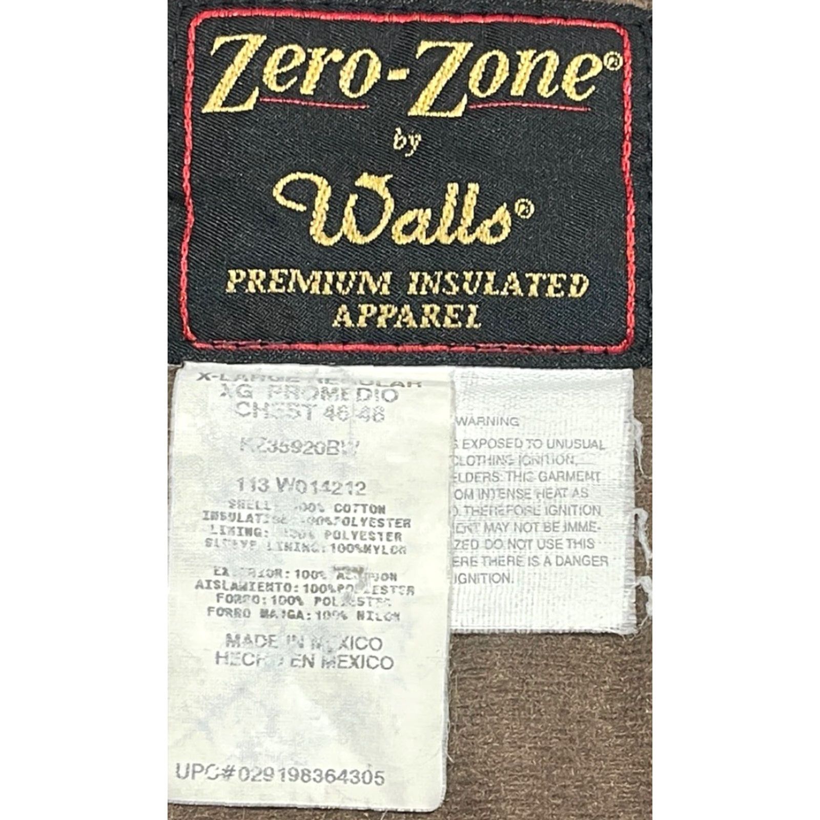 Walls VINTAGE Walls Zero Zone Jacket XL Tan Canvas Lined Coat Heavy Duty Workwear Size US XL / EU 56 / 4 - 4 Thumbnail