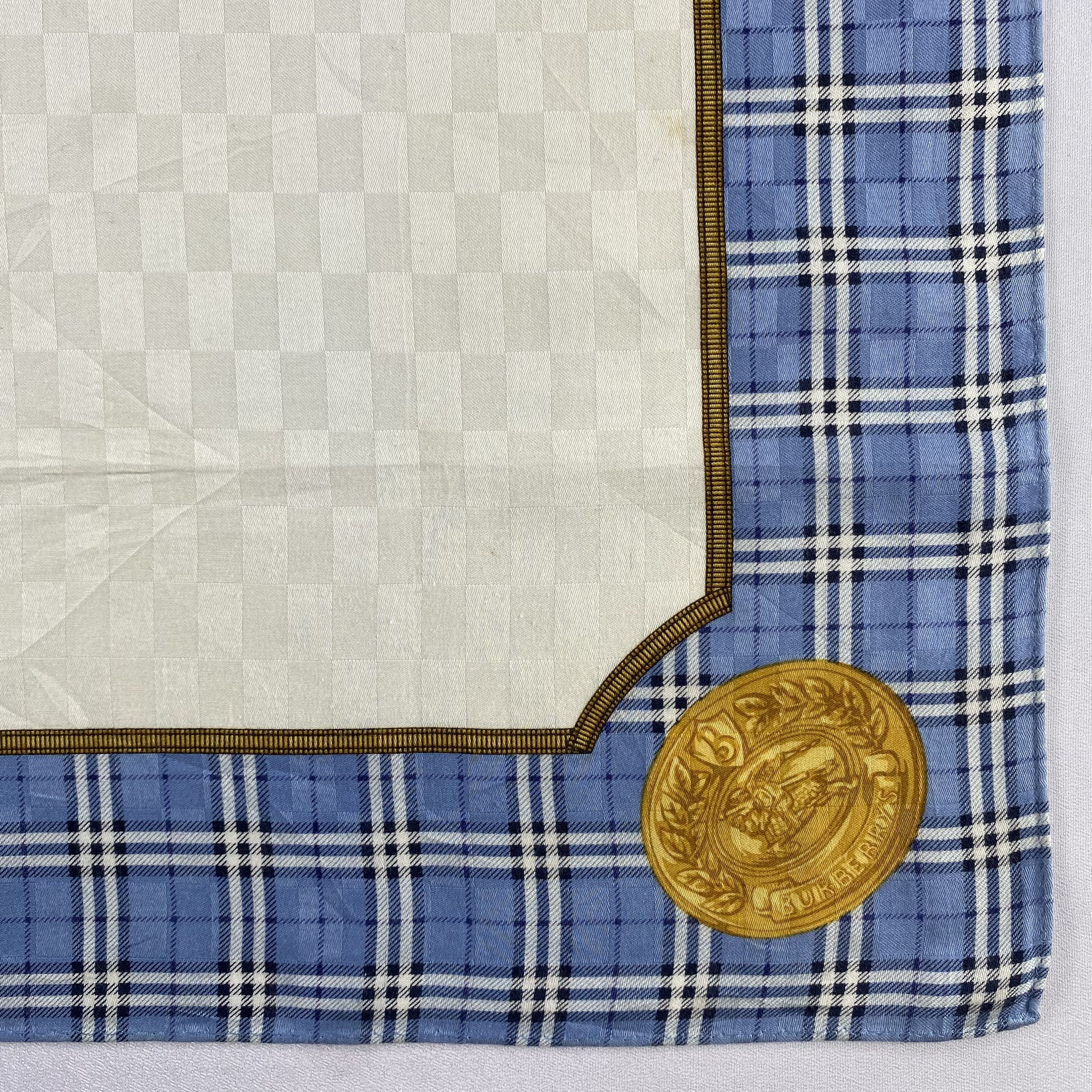 Burberry × Vintage Burberry Handkerchief / Neckerchief / Bandana-P1745 Size ONE SIZE - 3 Thumbnail