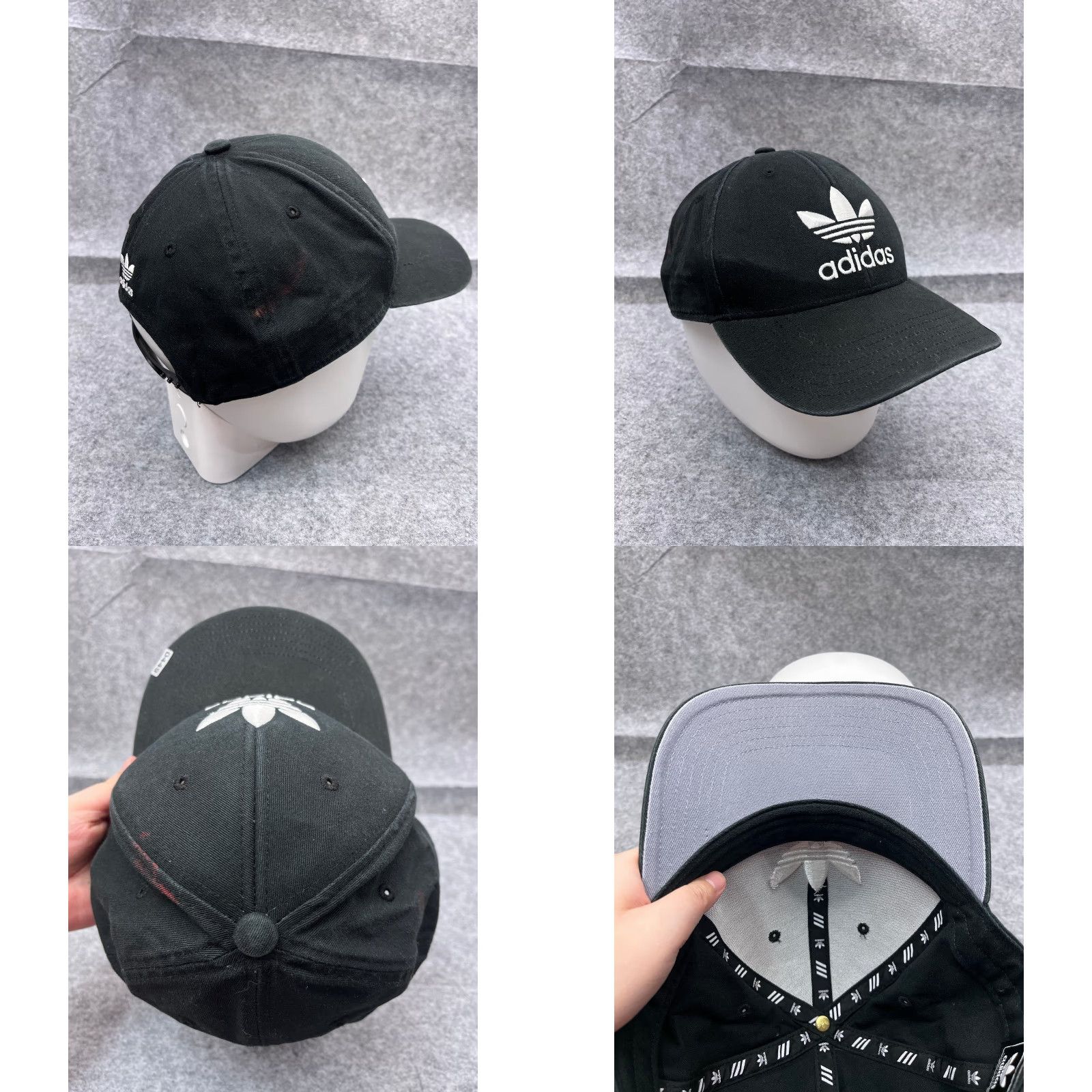 Adidas Adidas Snapback Hat Cap Adult One Size Black Adjustable Lightweight Logo Mens Size ONE SIZE - 8 Thumbnail