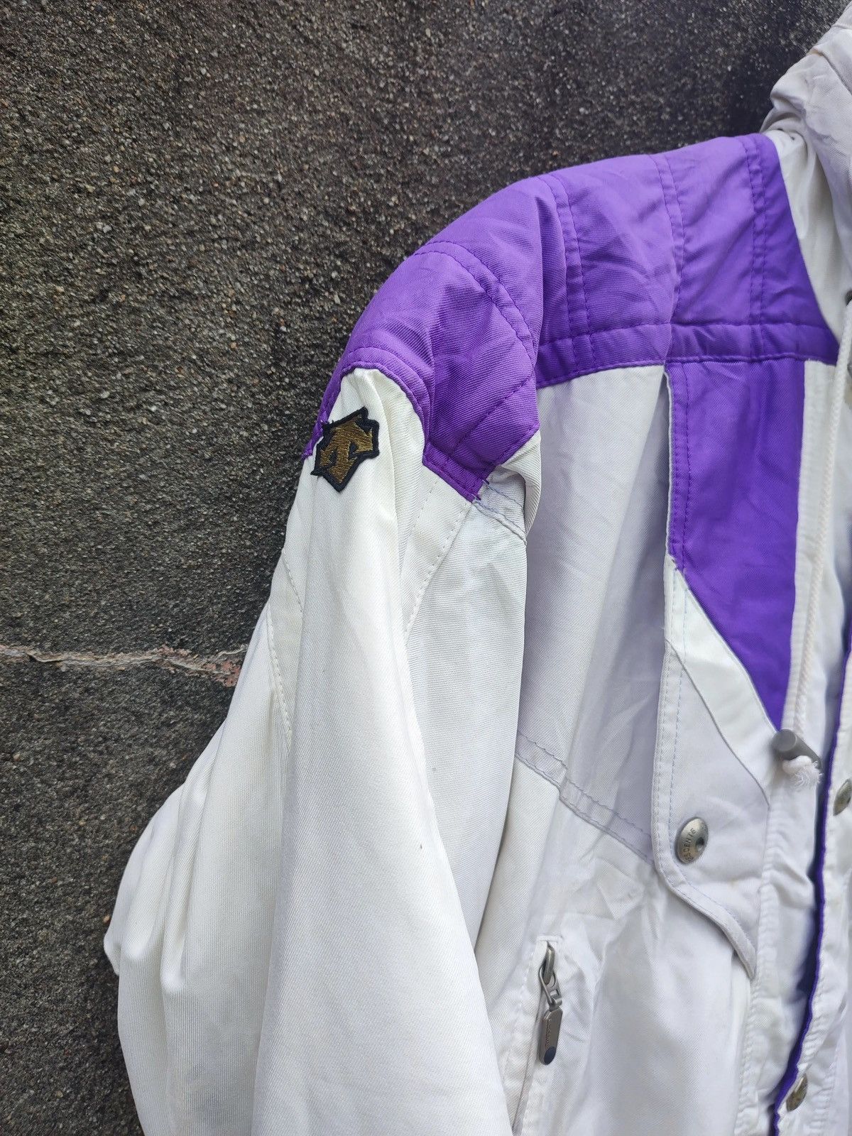 Descente × Vintage Vintage Descente Racing Equipment Jacket – White & Purple Size US M / EU 48-50 / 2 - 6 Thumbnail