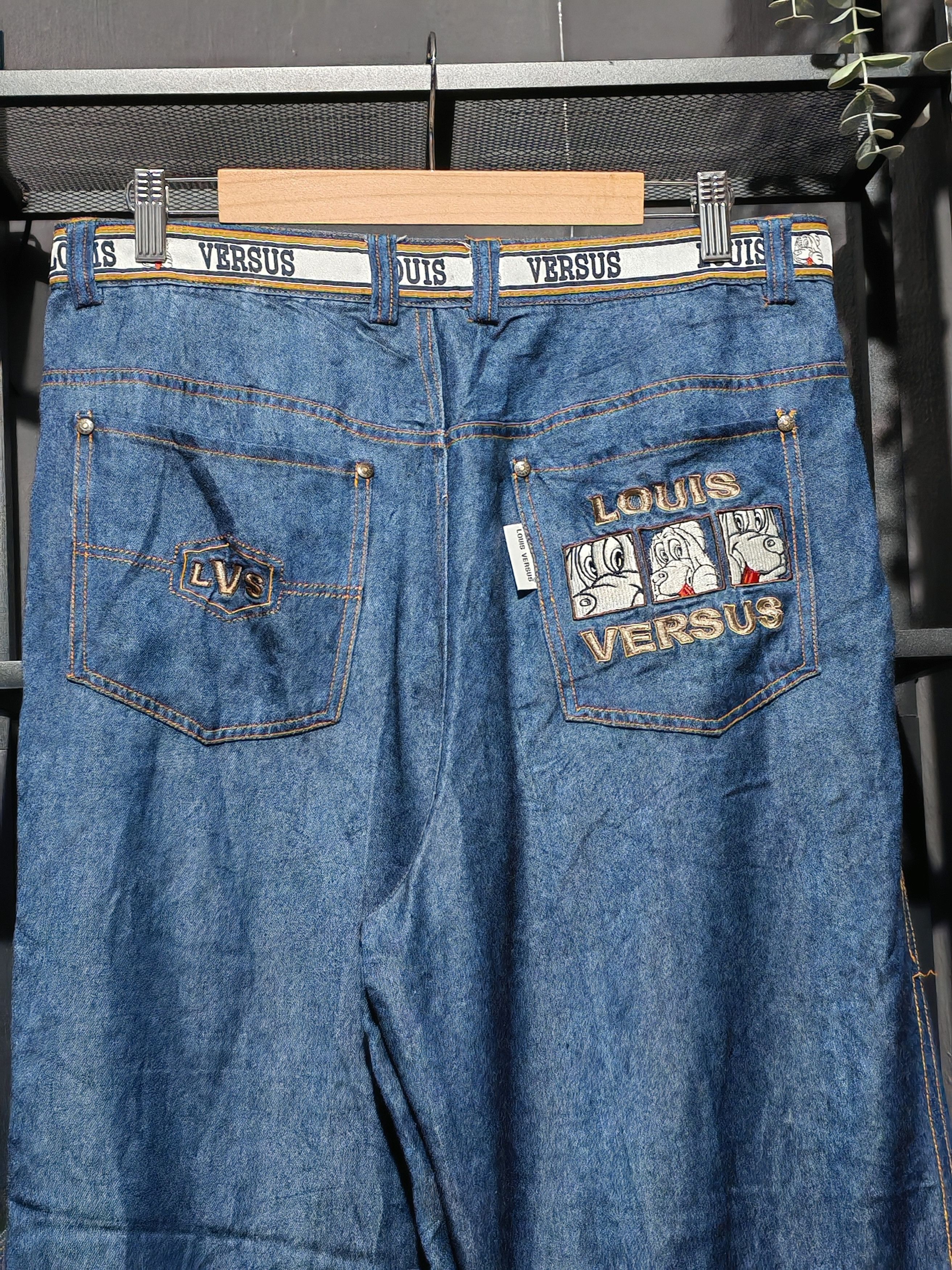 Other Y2K LOUIS VERSUS denim baggy pants Size US 32 / EU 48 - 2 Thumbnail