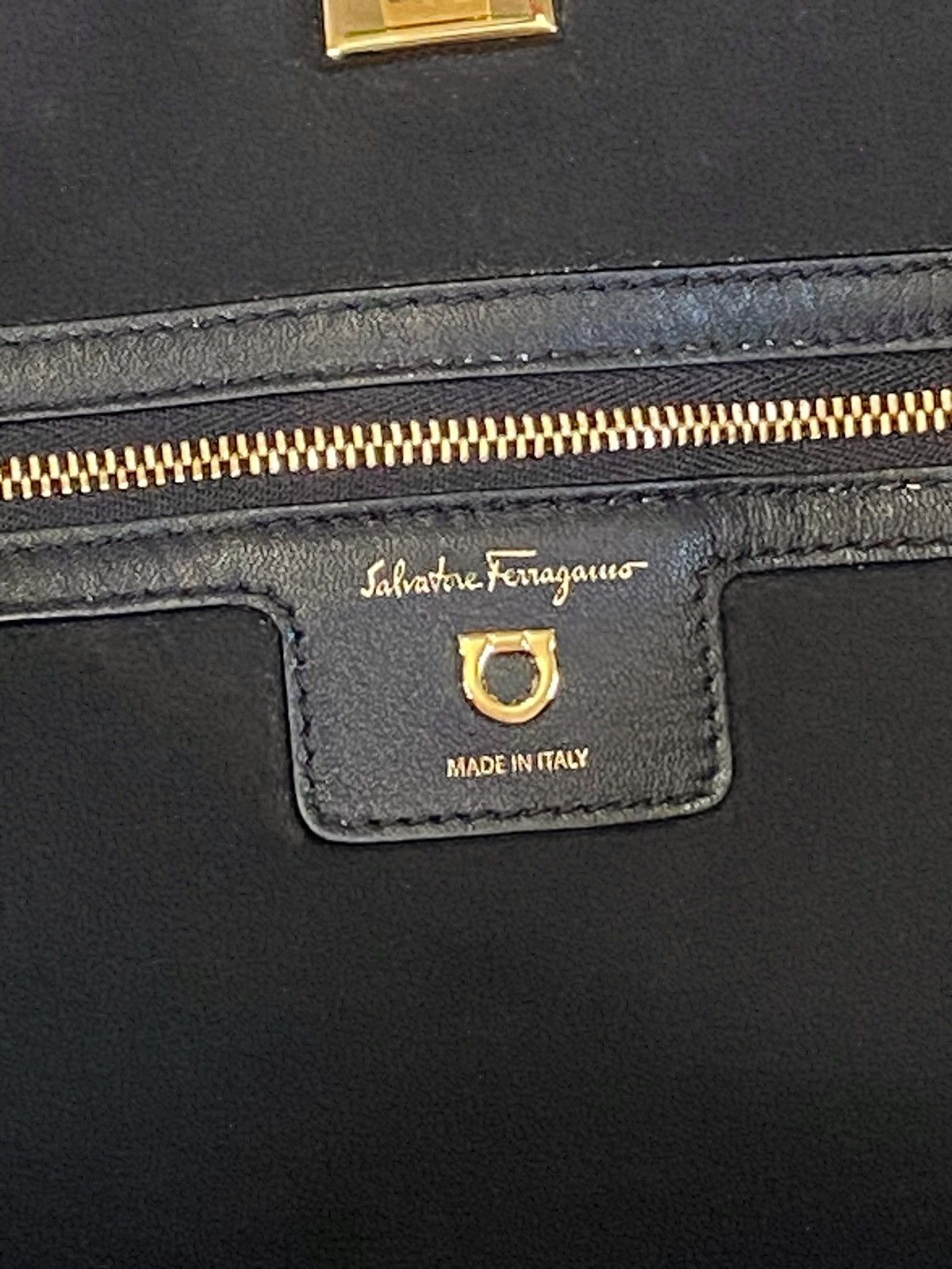 Salvatore Ferragamo Ferragamo Studio Leather Tote Bag Size ONE SIZE - 8 Thumbnail