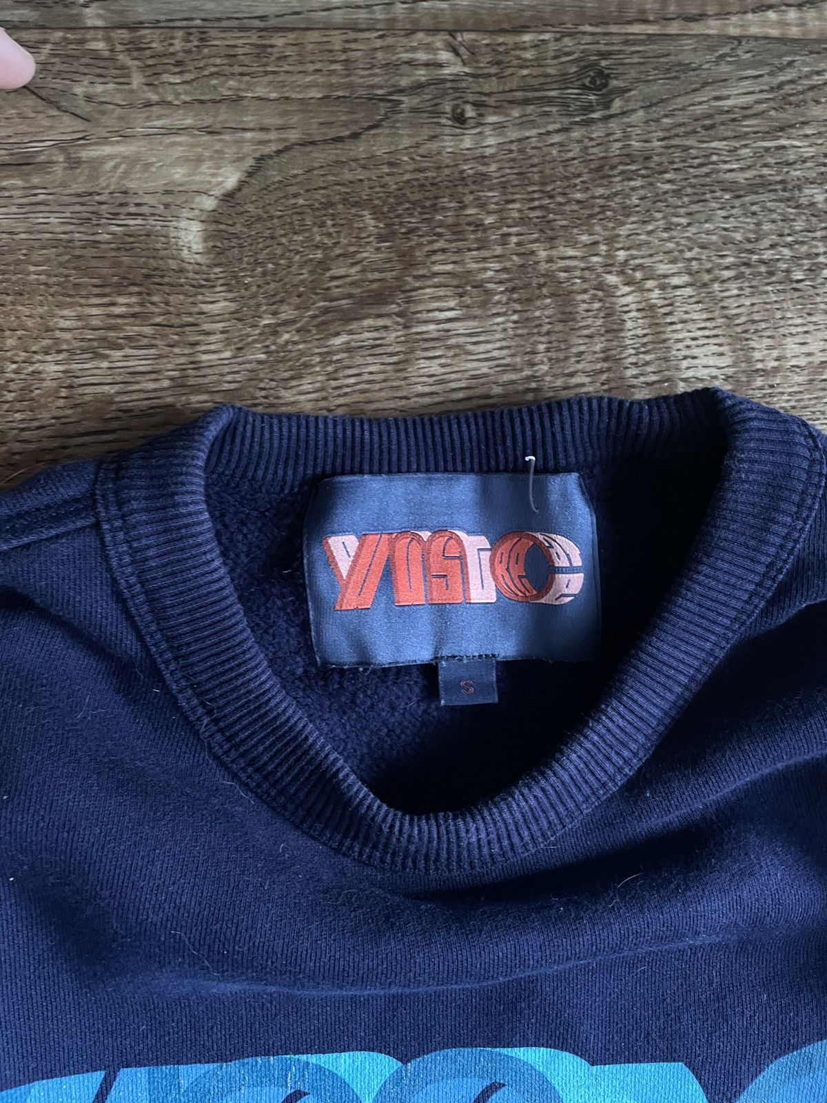 Japanese Brand YMC blue sweatshirt vintage 90s streetwear Y2K big logo Size US M / EU 48-50 / 2 - 7 Thumbnail