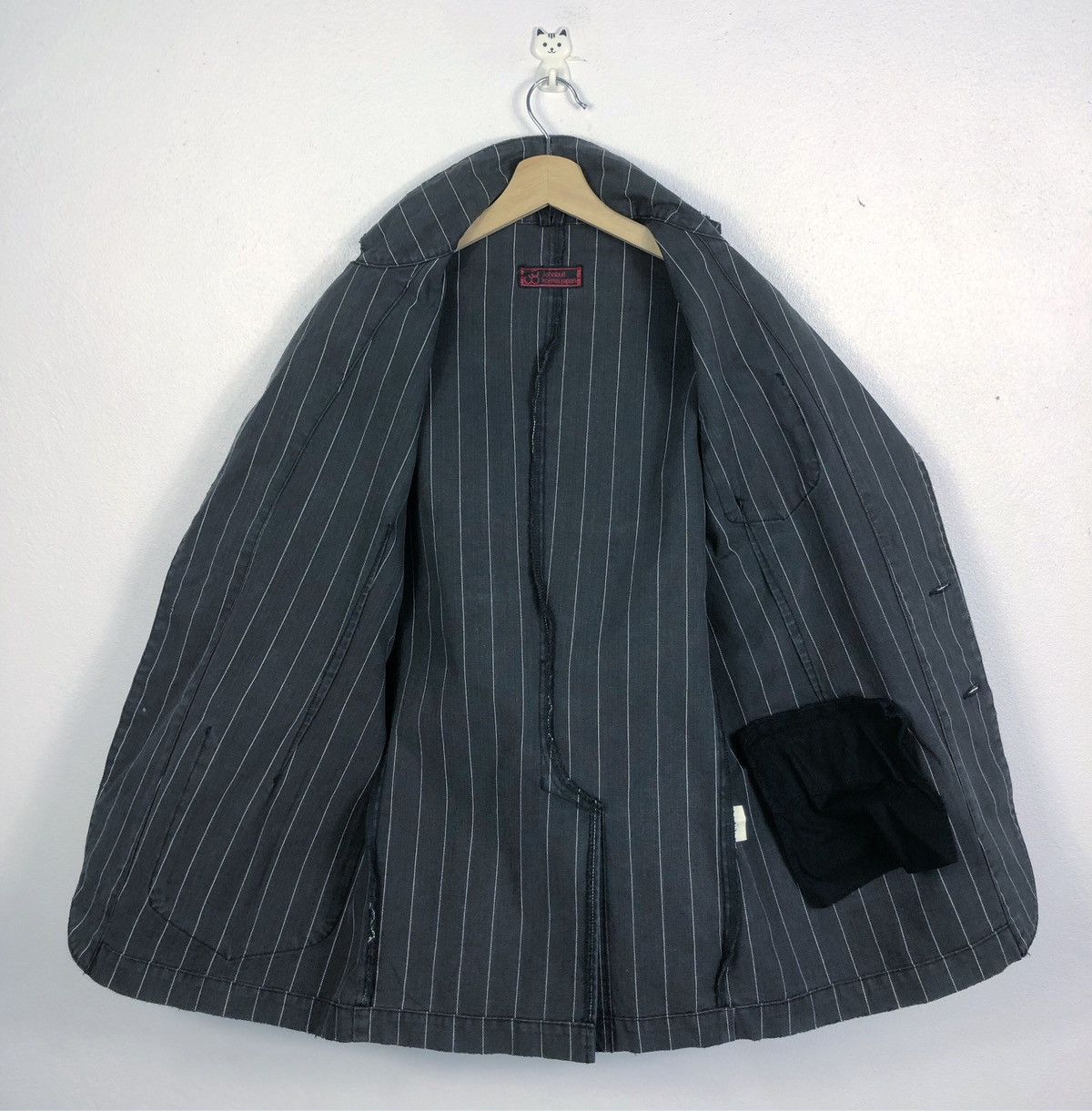If Six Was Nine × Japanese Brand × Johnbull Rare Vintage John Bull Kojima Japan Stripe Jacket Coat Size US L / EU 52-54 / 3 - 8 Thumbnail