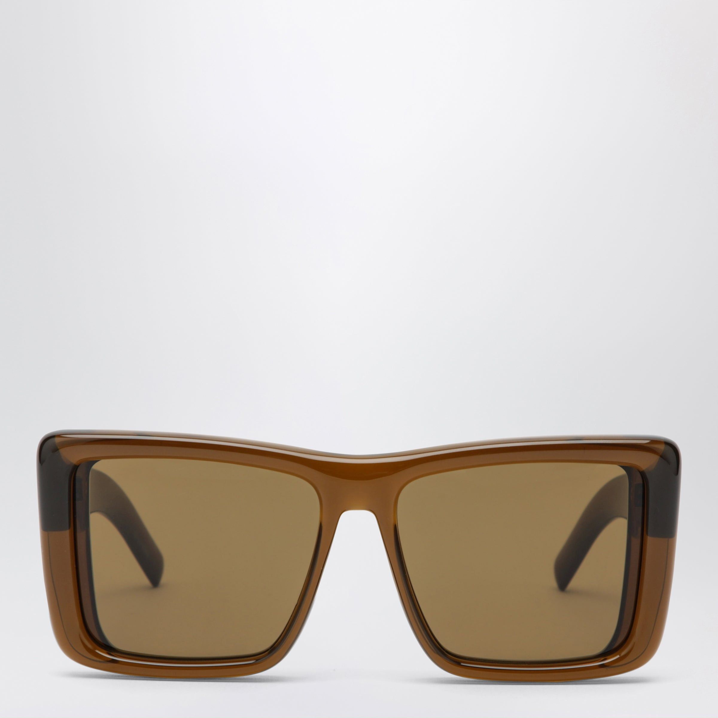 Saint Laurent Paris Saint Laurent Sl 900 Howl Square Sunglasses In Khaki Size ONE SIZE - 1 Thumbnail