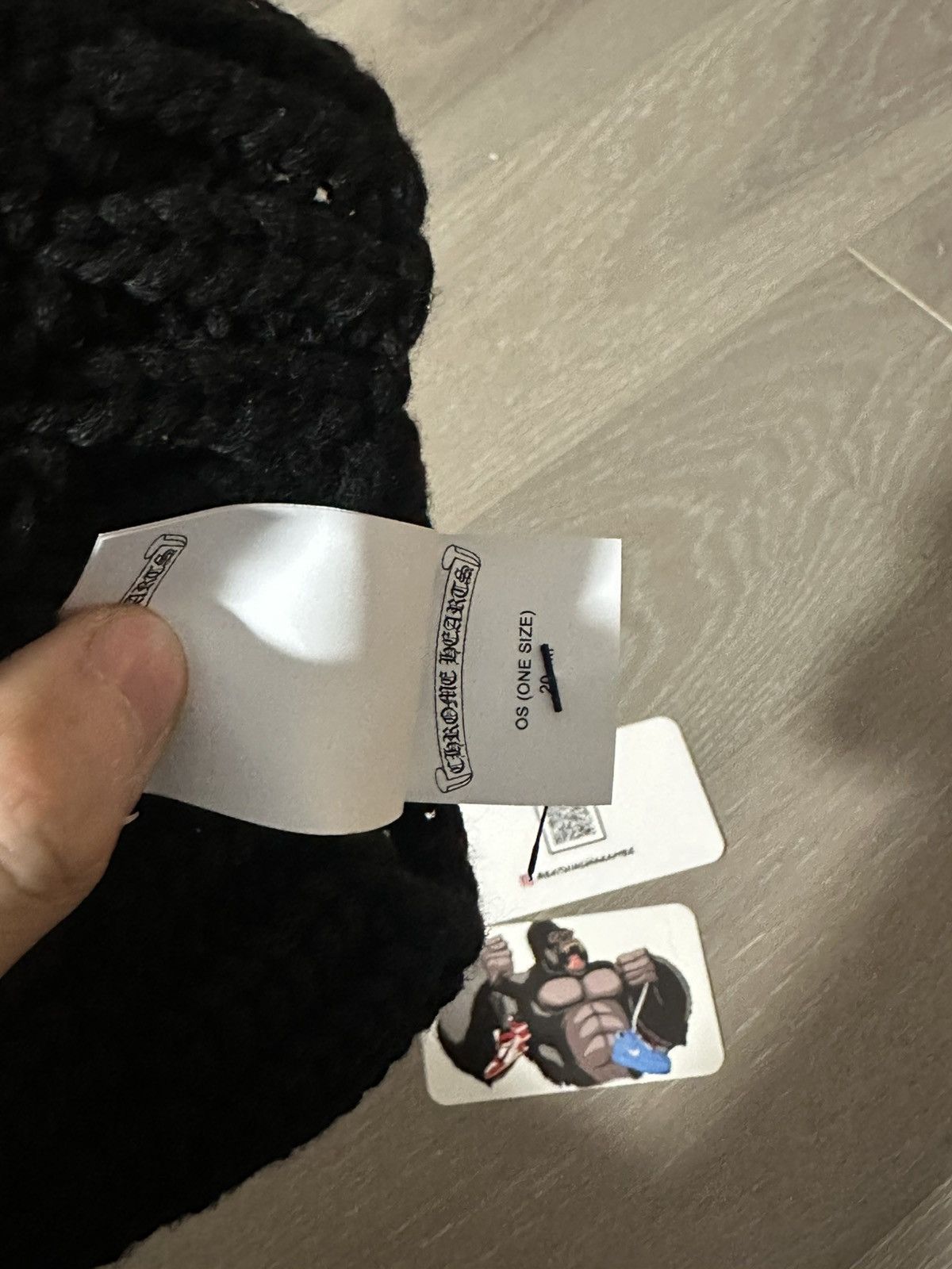 Chrome Hearts Chrome Hearts Cross Patch Cashmere Beanie Kids Size ONE SIZE - 7 Thumbnail