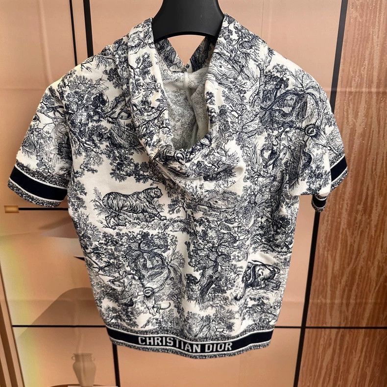 Dior Dior Animal World Short Sleeve Hoodie-2505 Size US S / EU 44-46 / 1 - 2 Thumbnail