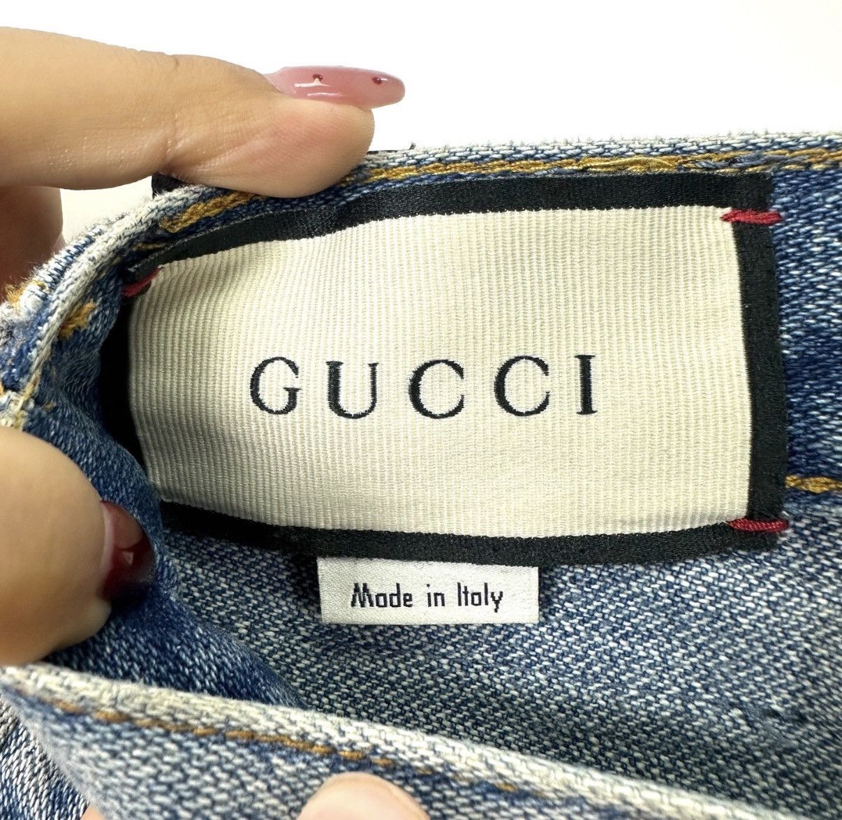 Gucci GUCCI Wide-Leg Jeans K12 Size 25" / US 0 / IT 36 - 4 Thumbnail