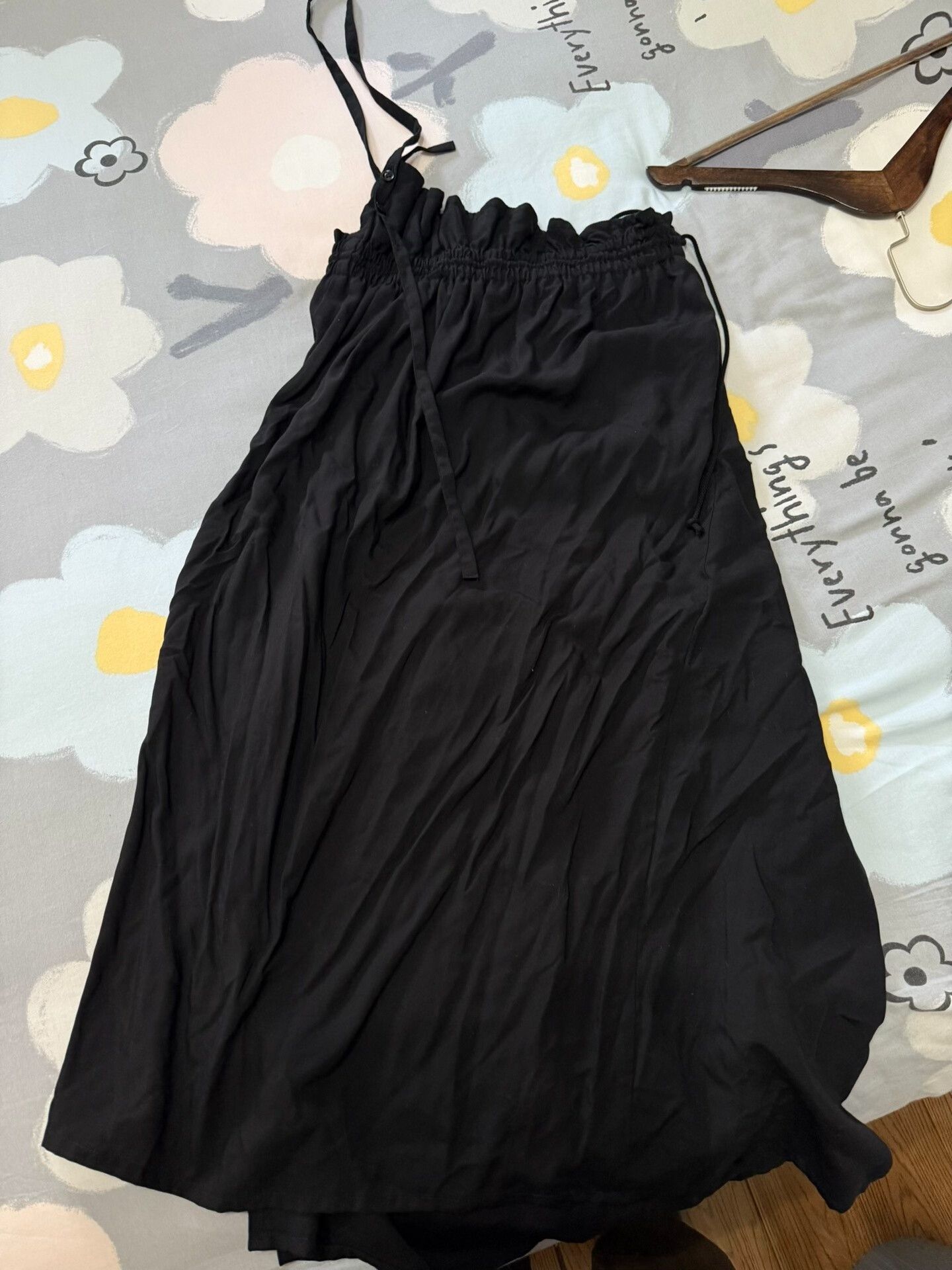 Y's Y's Yohji Yamamoto Black Pinafore Skirt Size 30" / US 8 / IT 44 - 1 Thumbnail