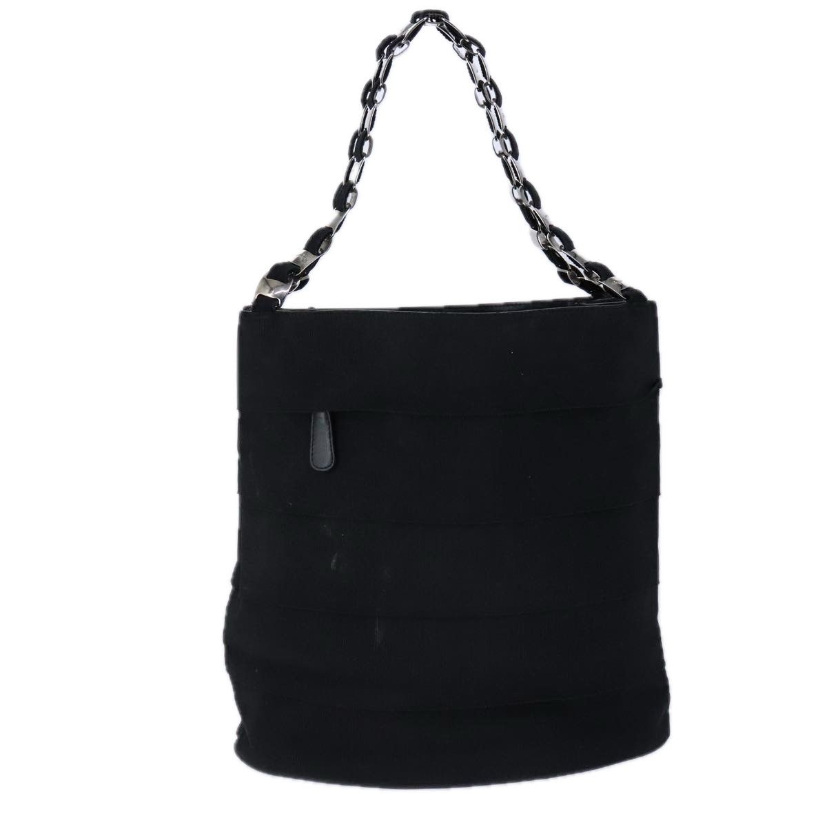 Salvatore Ferragamo Vara Black Canvas Tote Bag (Pre-Owned) Size ONE SIZE - 1 Thumbnail