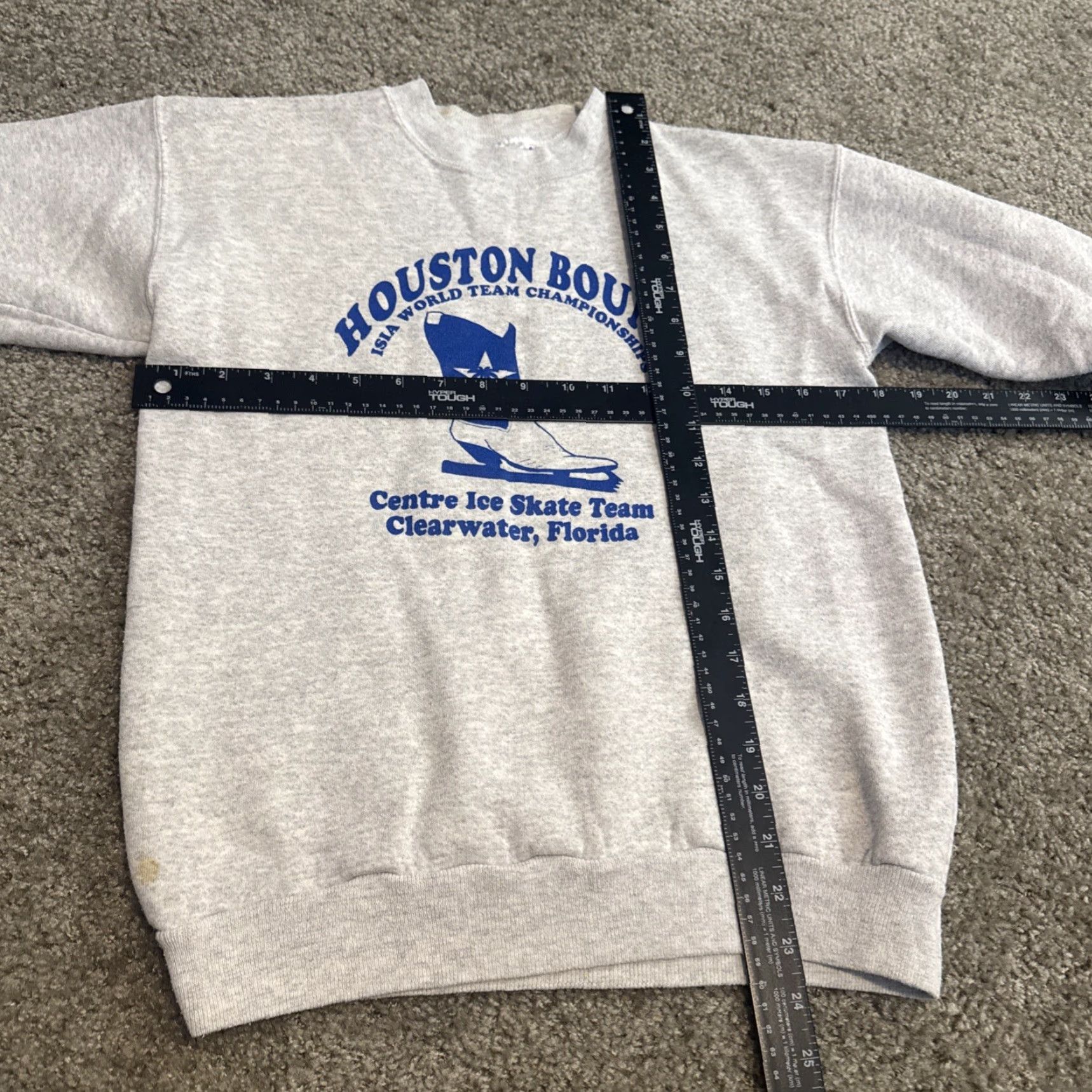 Hanes VINTAGE 90s ISIA Ice Skating World Championships Sweatshirt Clearwater FL Small Size US S / EU 44-46 / 1 - 7 Thumbnail