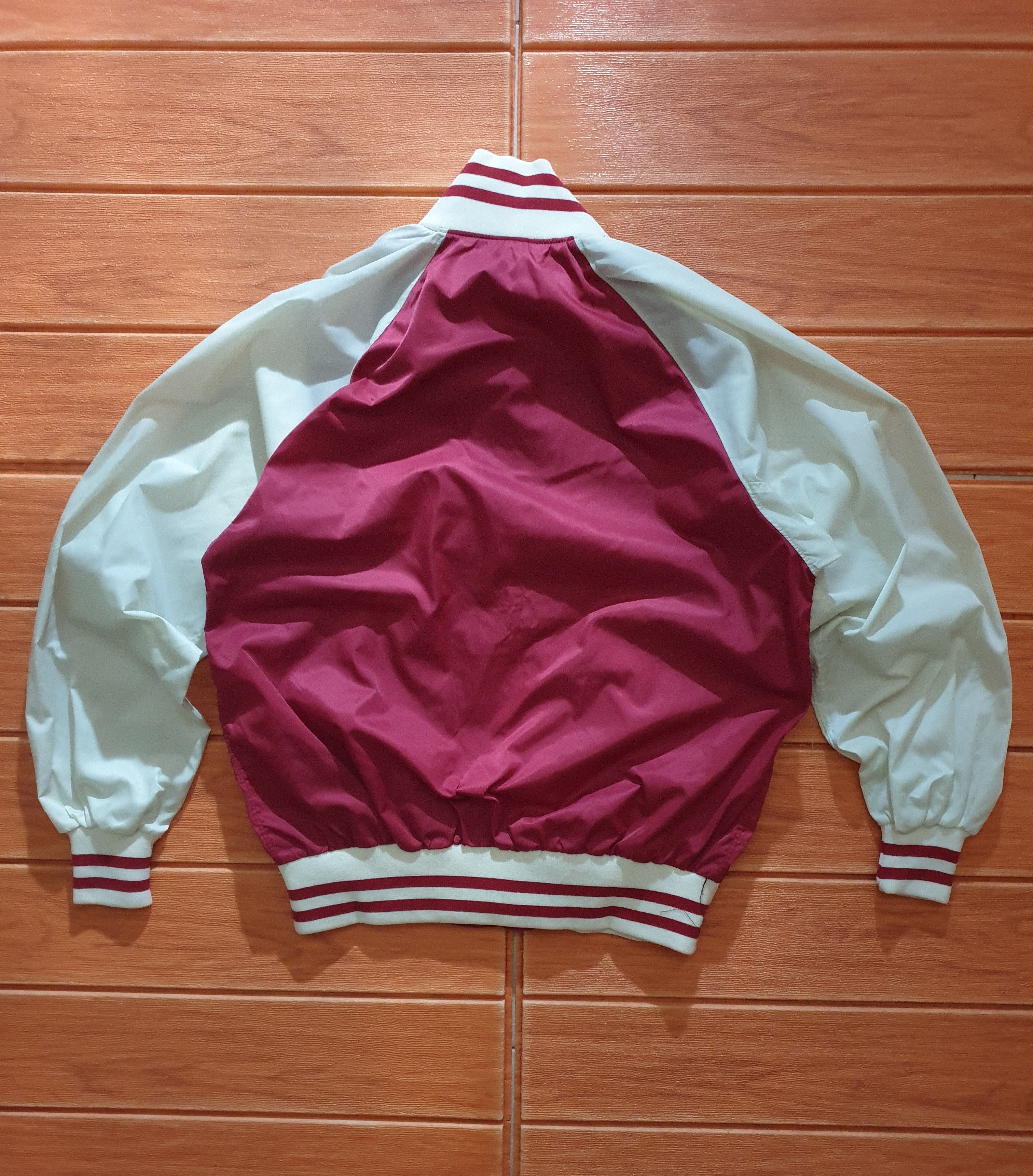Japanese Brand RED COLOUR VARSITY harajuku style JACKET Size US S / EU 44-46 / 1 - 5 Thumbnail
