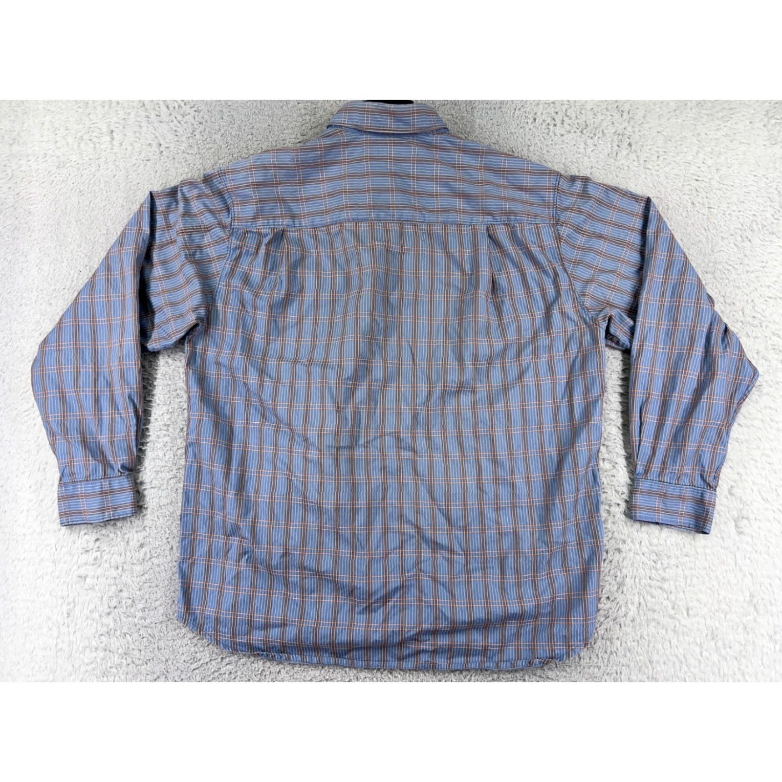 Tommy Bahama Tommy Bahama Shirt Men Large Blue Plaid 100% Cotton Button Up Hawaiian Vacation Size US L / EU 52-54 / 3 - 2 Thumbnail